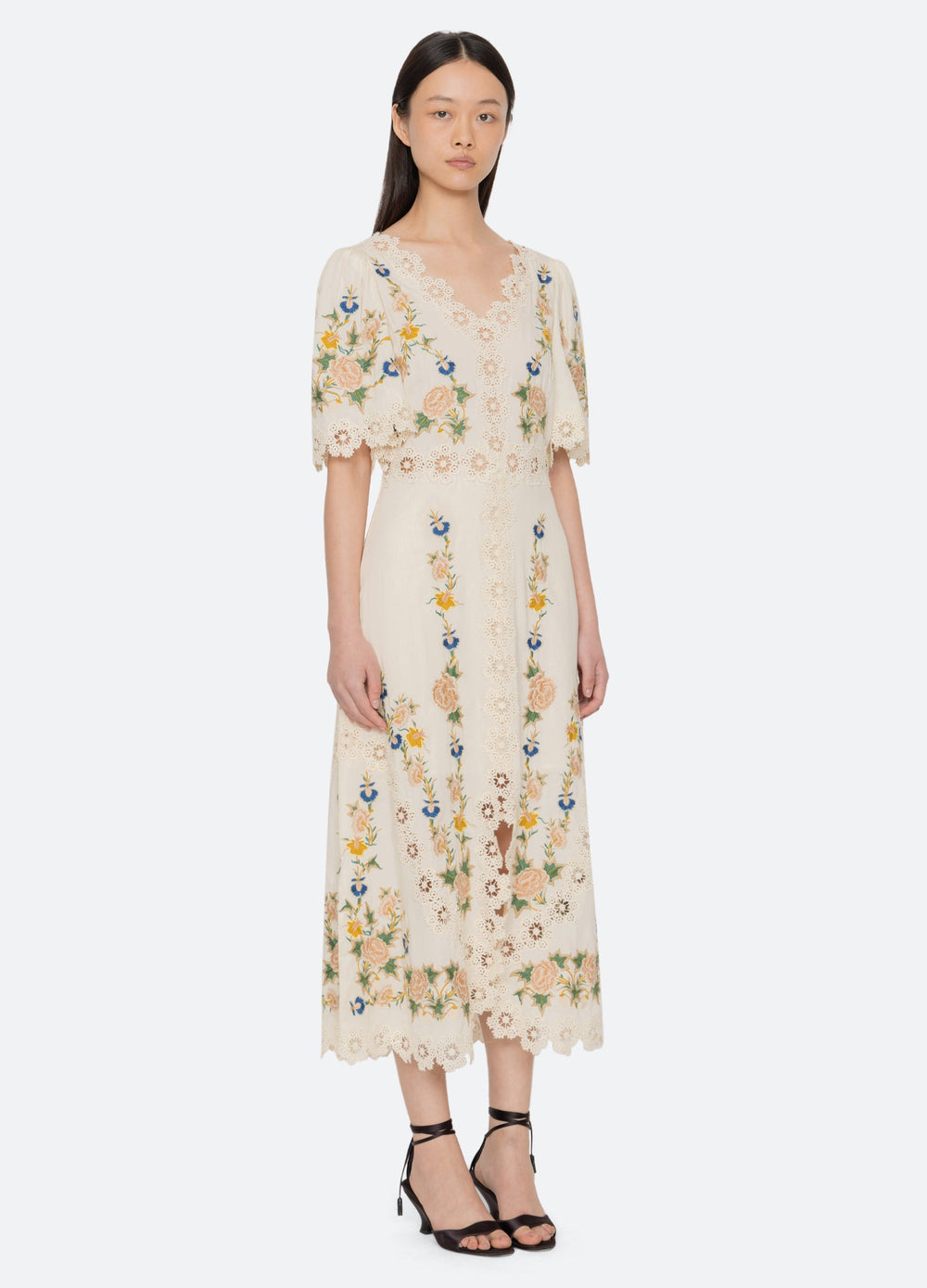 Sea New York Adonna S/S Dress - Cream