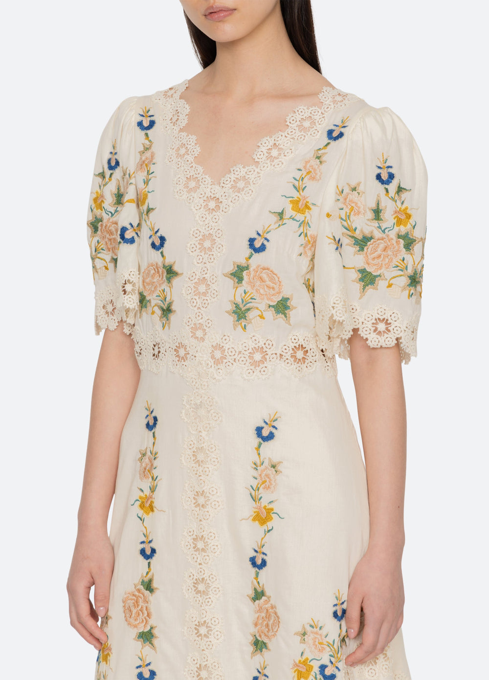 Sea New York Adonna S/S Dress - Cream