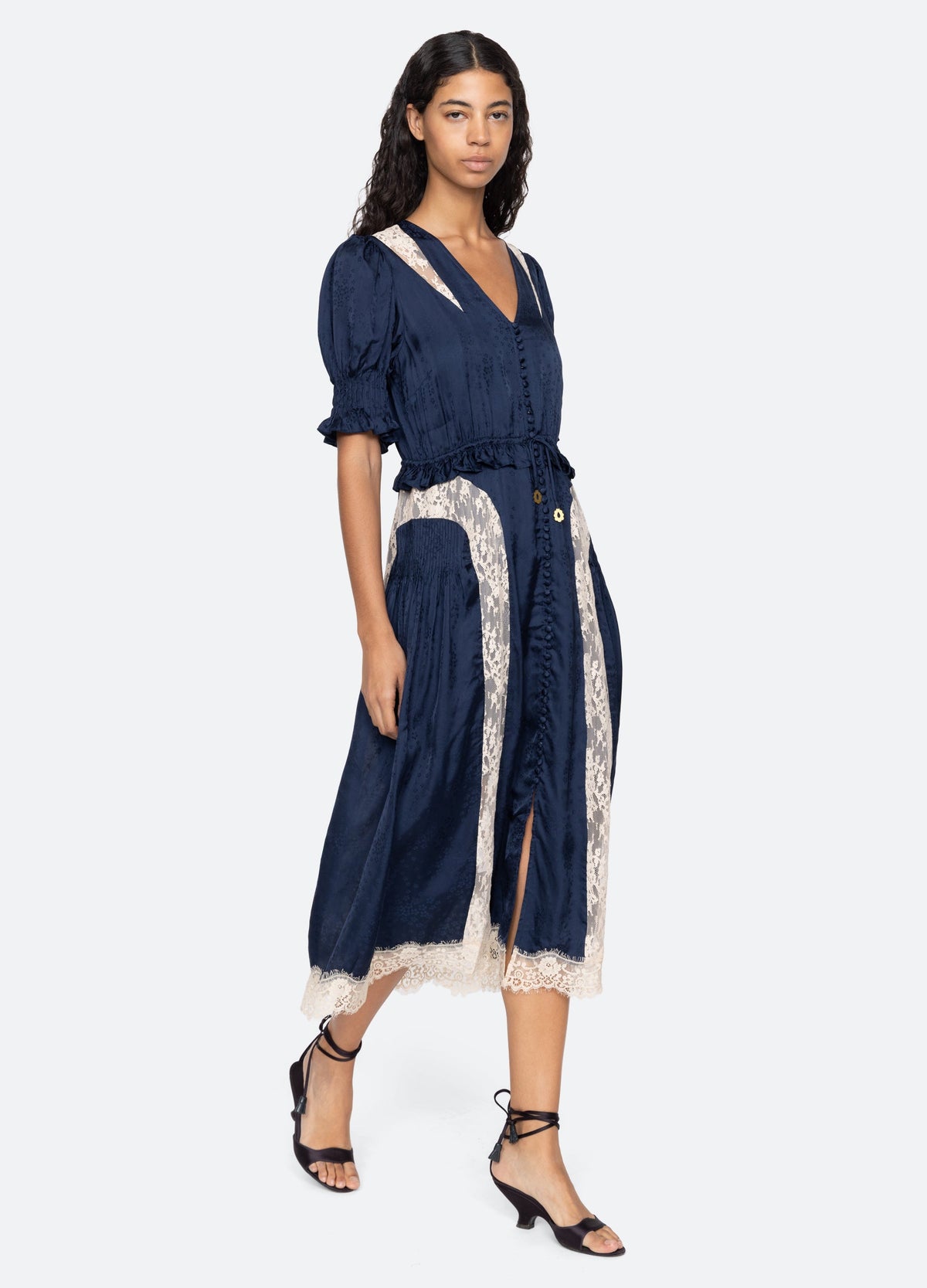 Sea New York Ethel Midi Dress - Navy