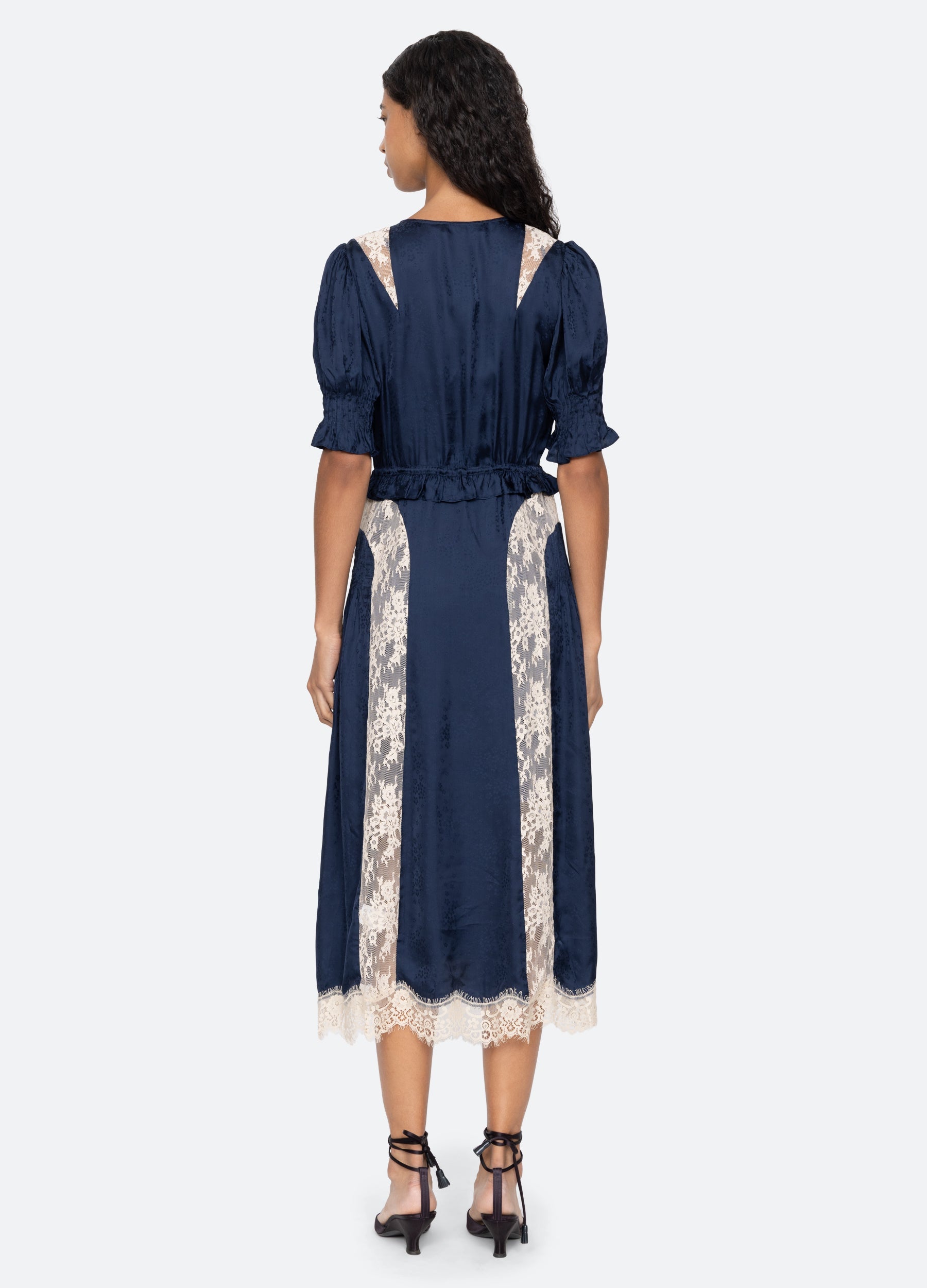 Sea New York Ethel Midi Dress - Navy
