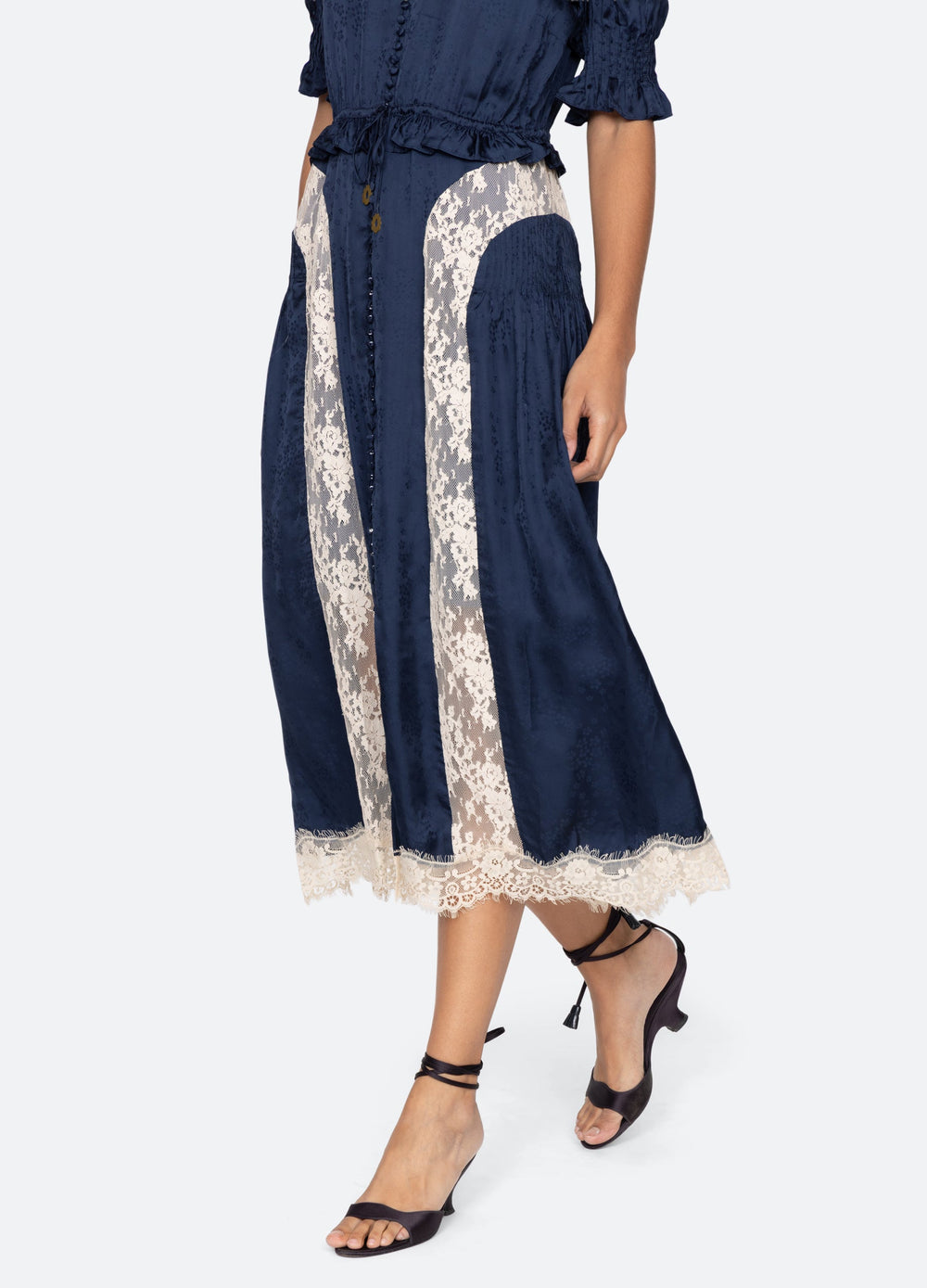Sea New York Ethel Midi Dress - Navy