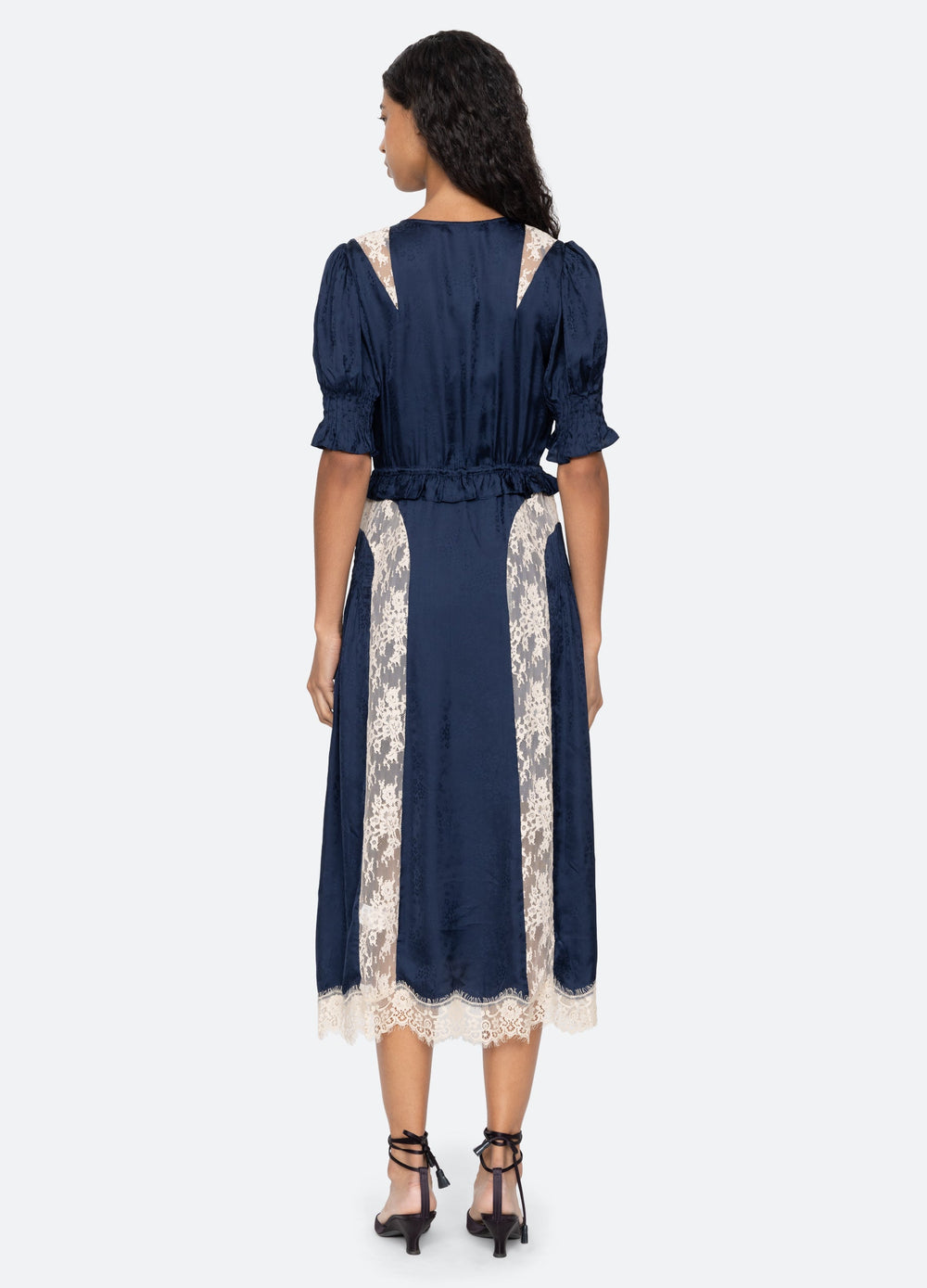 Sea New York Ethel Midi Dress - Navy