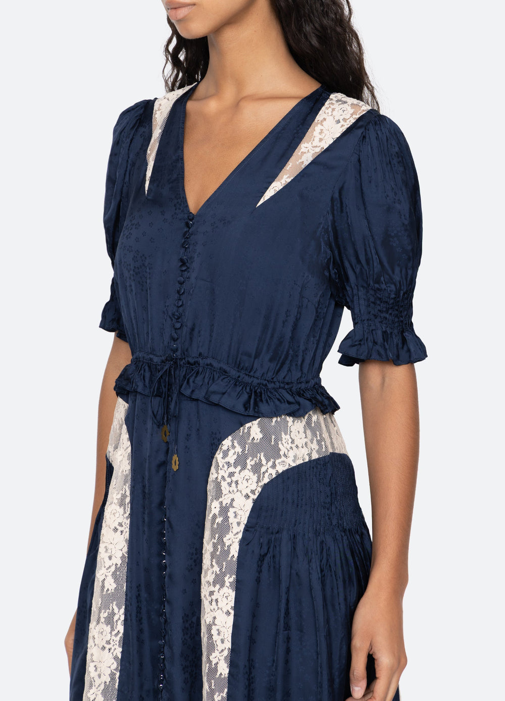 Sea New York Ethel Midi Dress - Navy