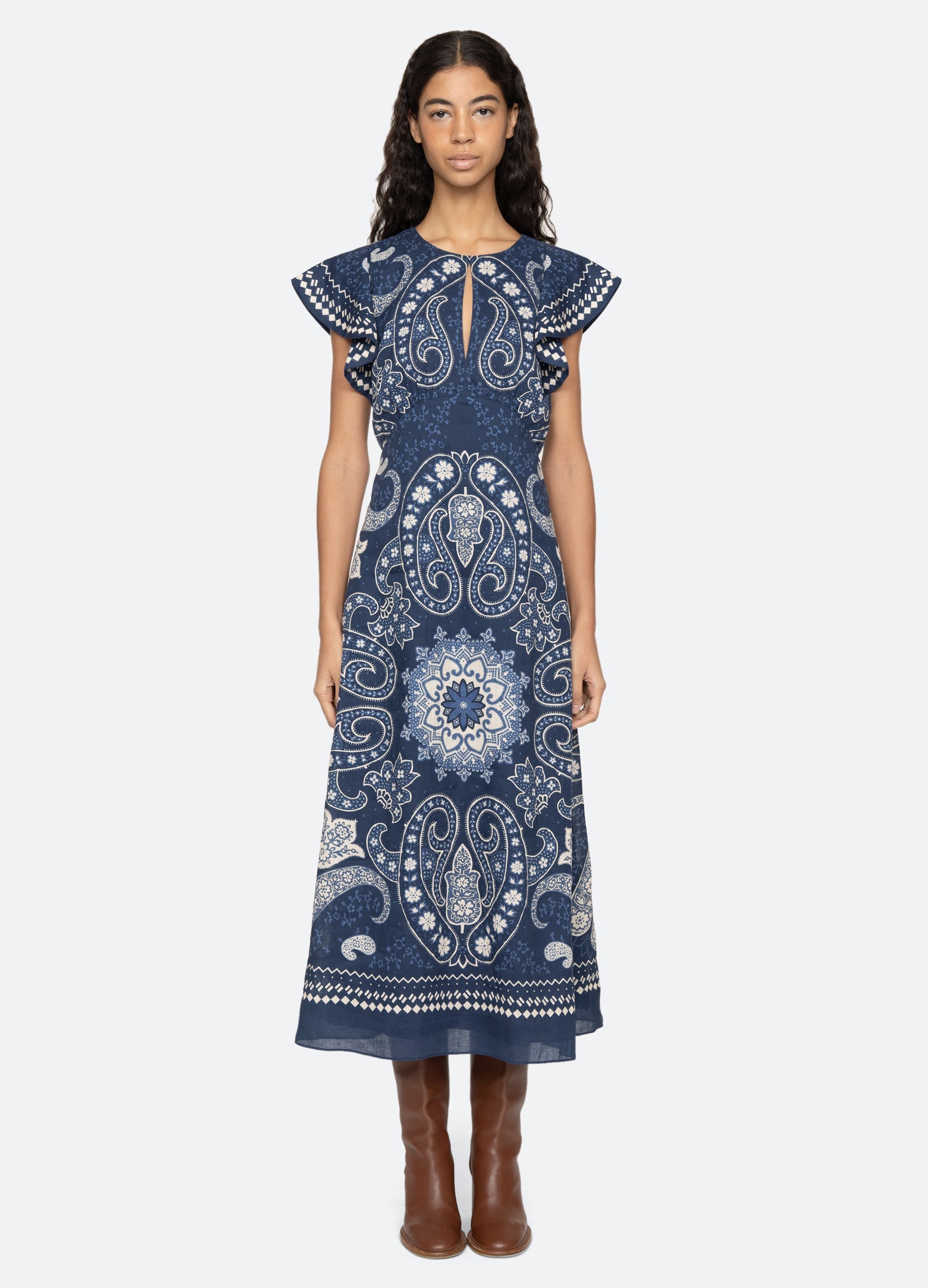 Sea New York Emelina Dress - Navy