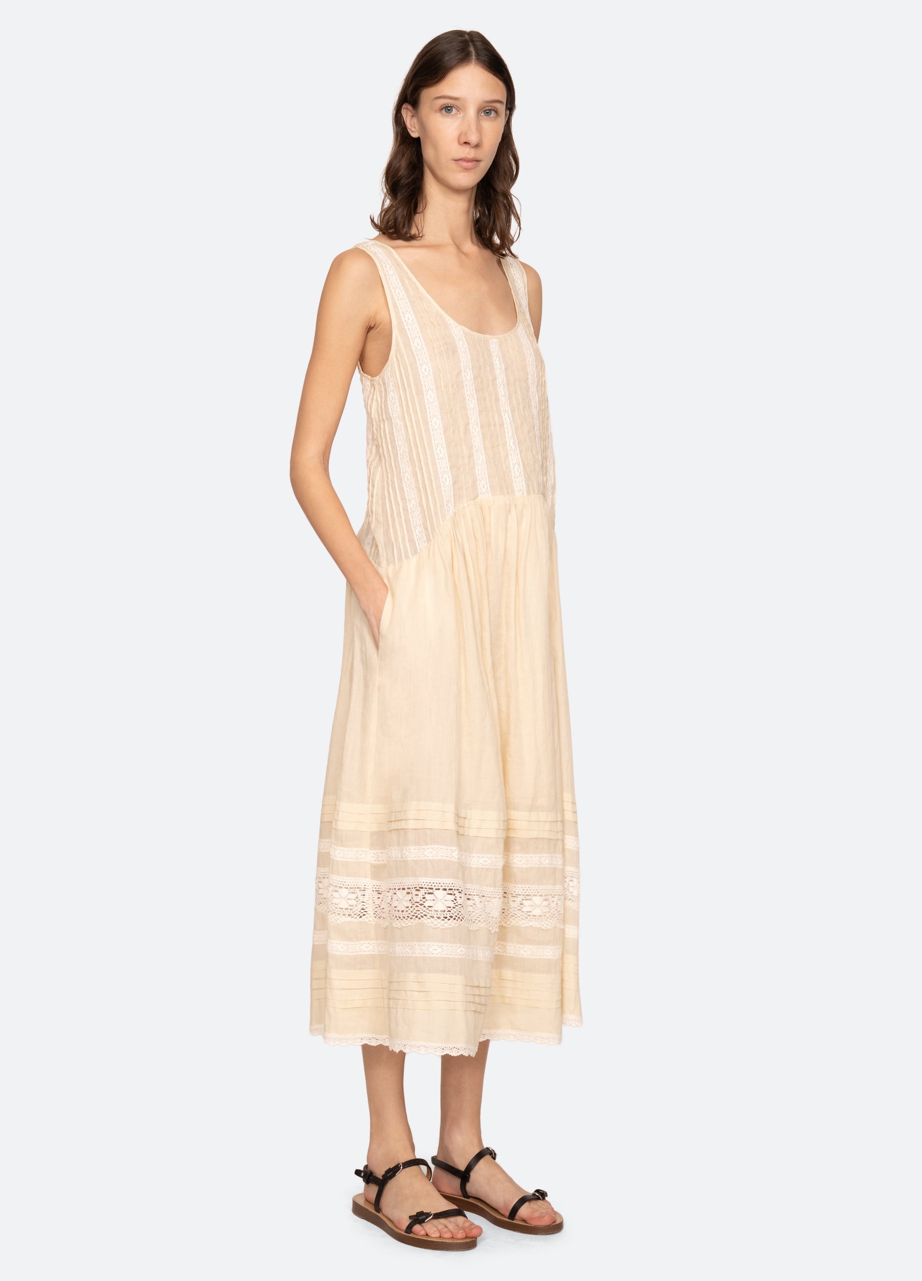 Sea New York Pippa Dress - Cream