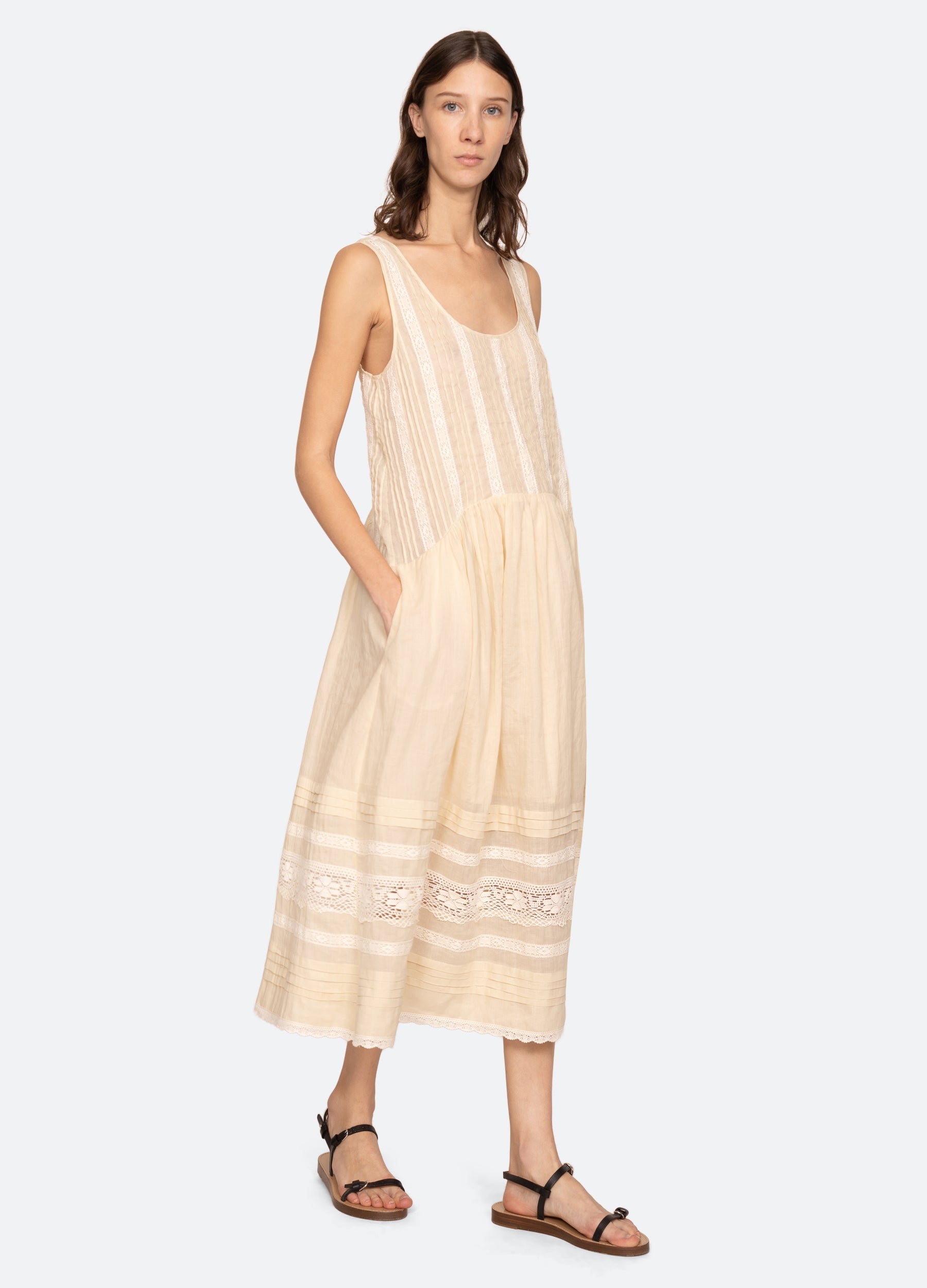 Sea New York Pippa Dress - Cream