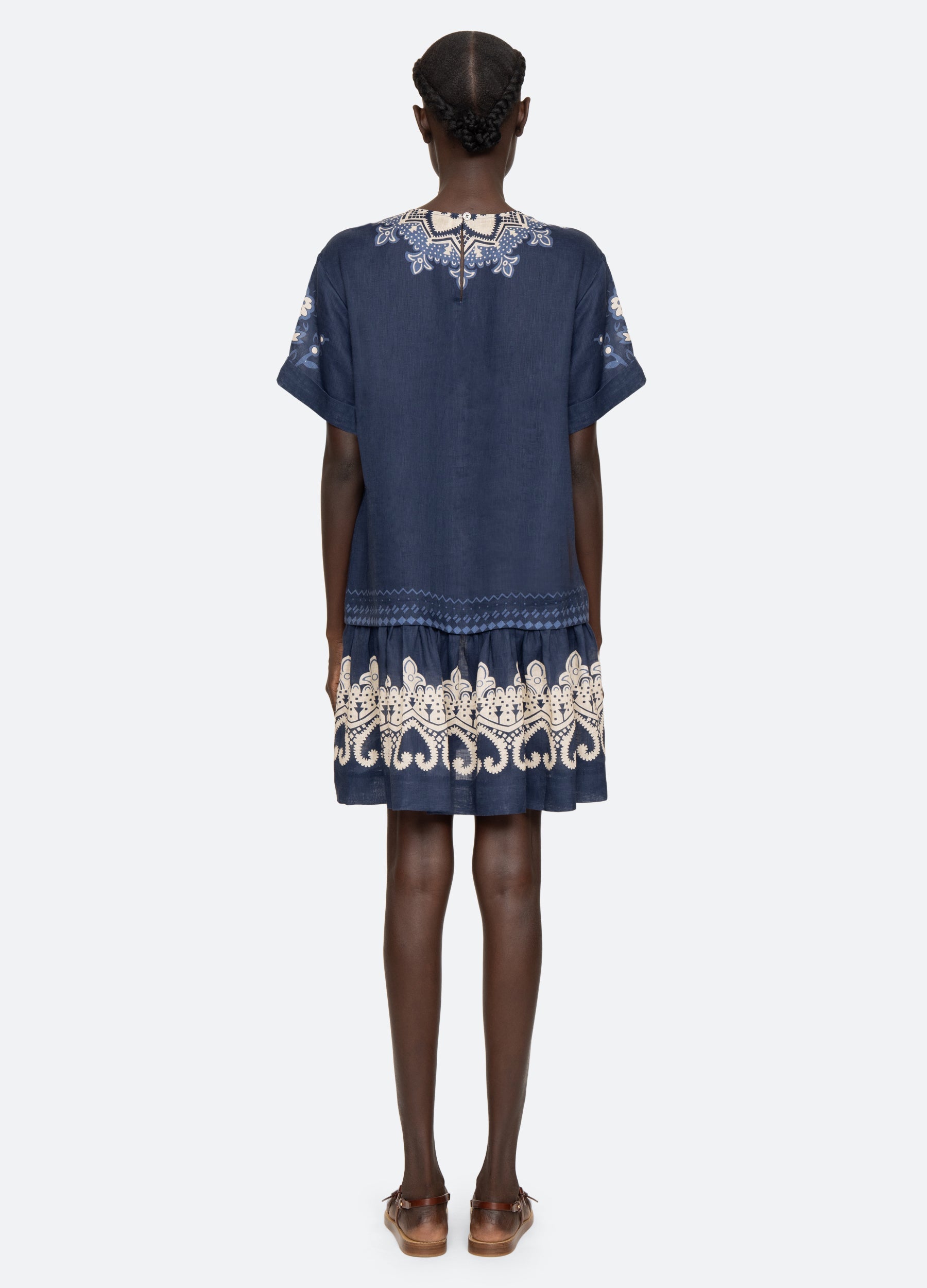 Sea New York Emelina S/S Dress - Navy