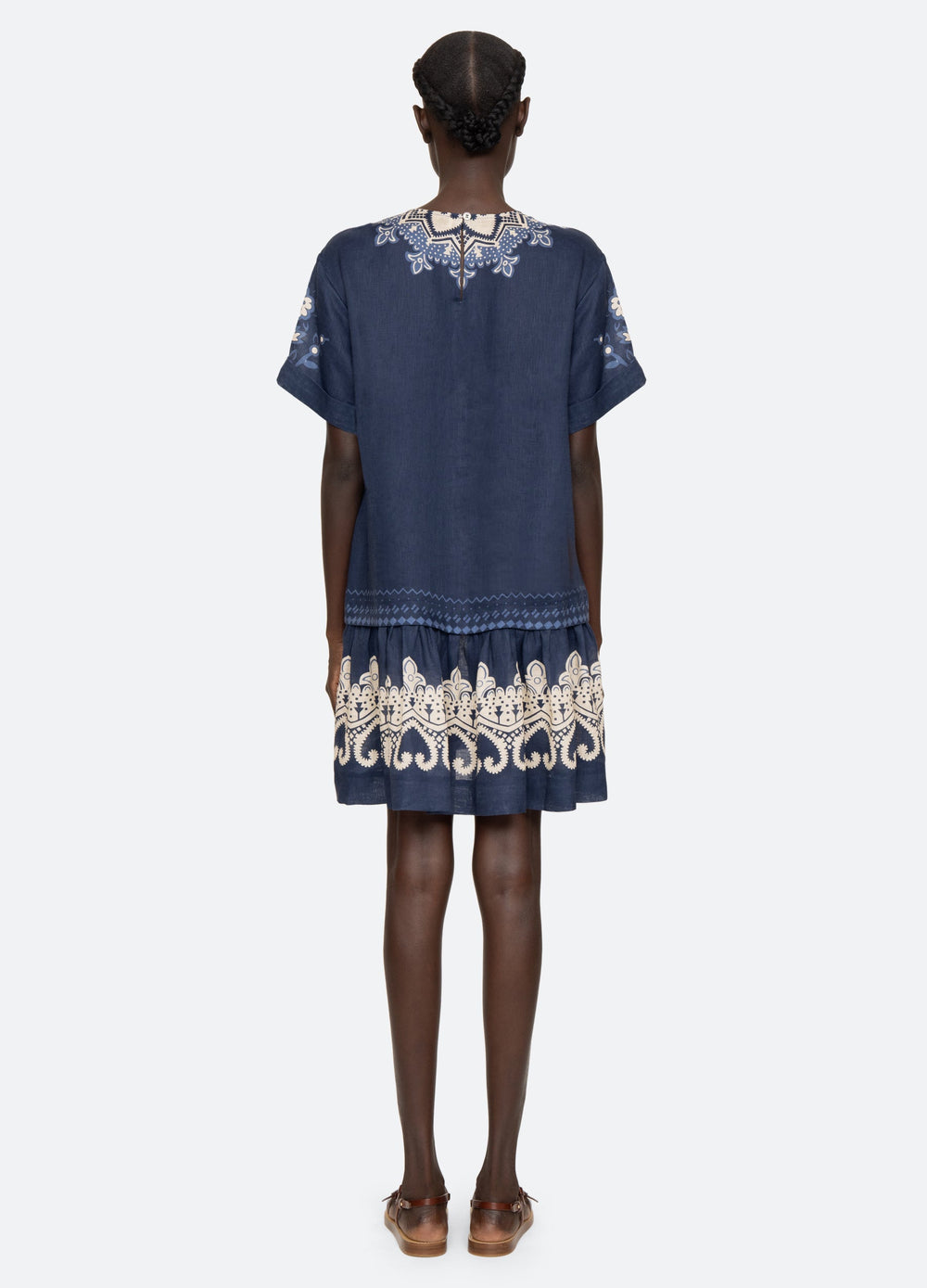 Sea New York Emelina S/S Dress - Navy