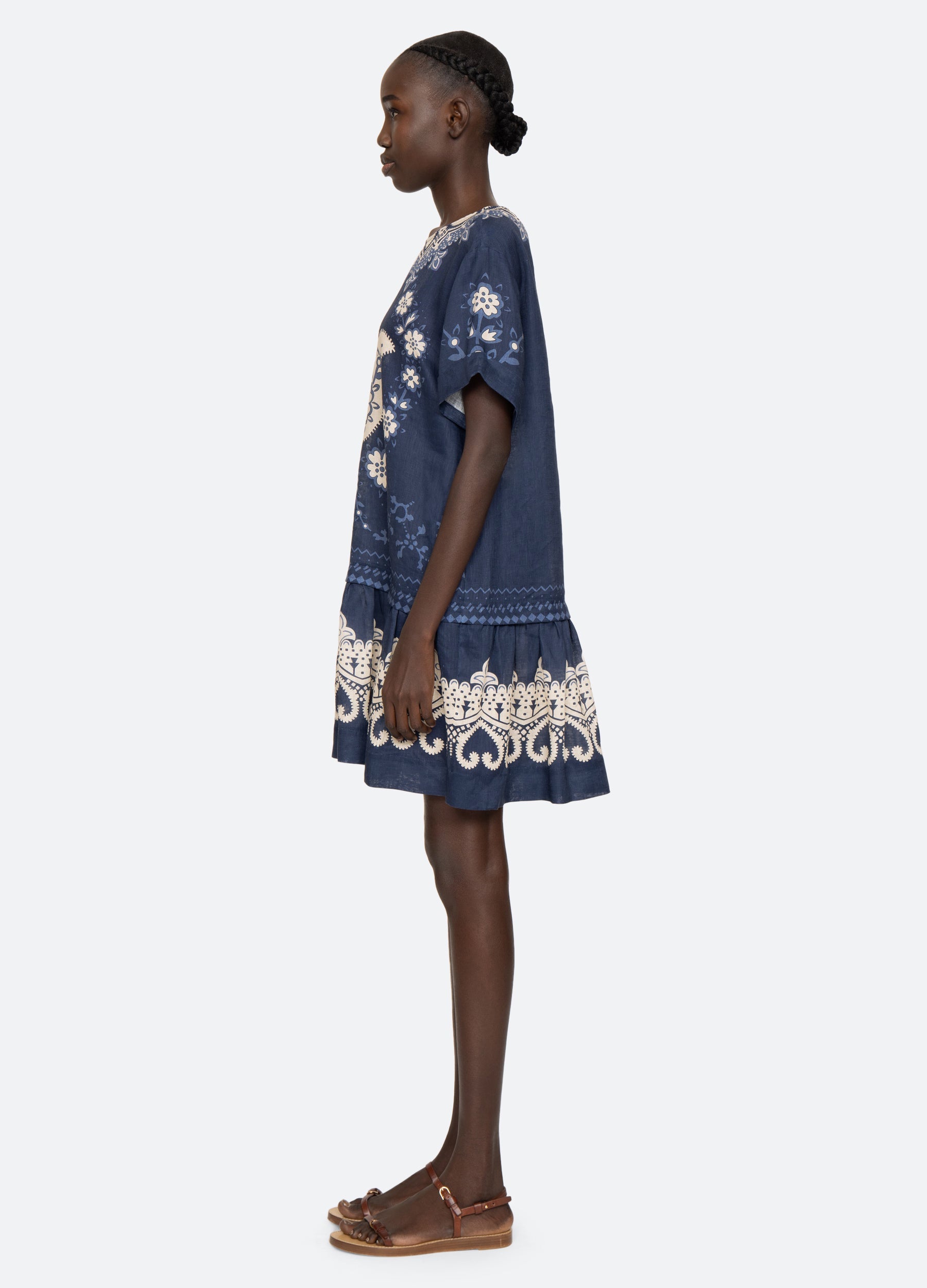 Sea New York Emelina S/S Dress - Navy