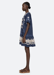 Sea New York Emelina S/S Dress - Navy