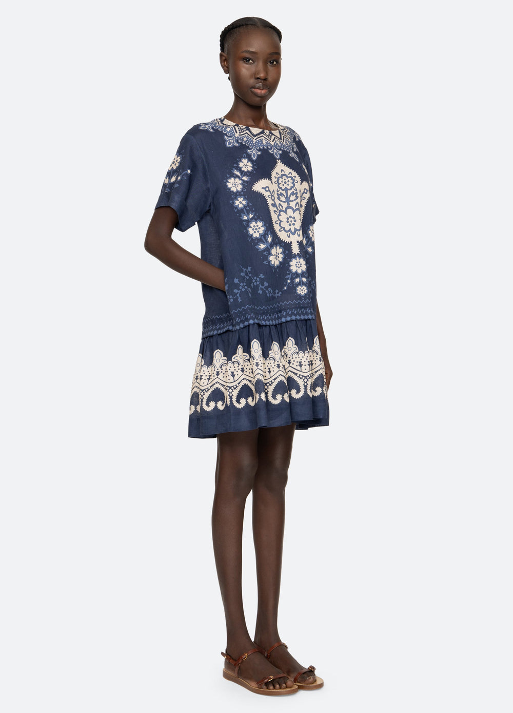 Sea New York Emelina S/S Dress - Navy