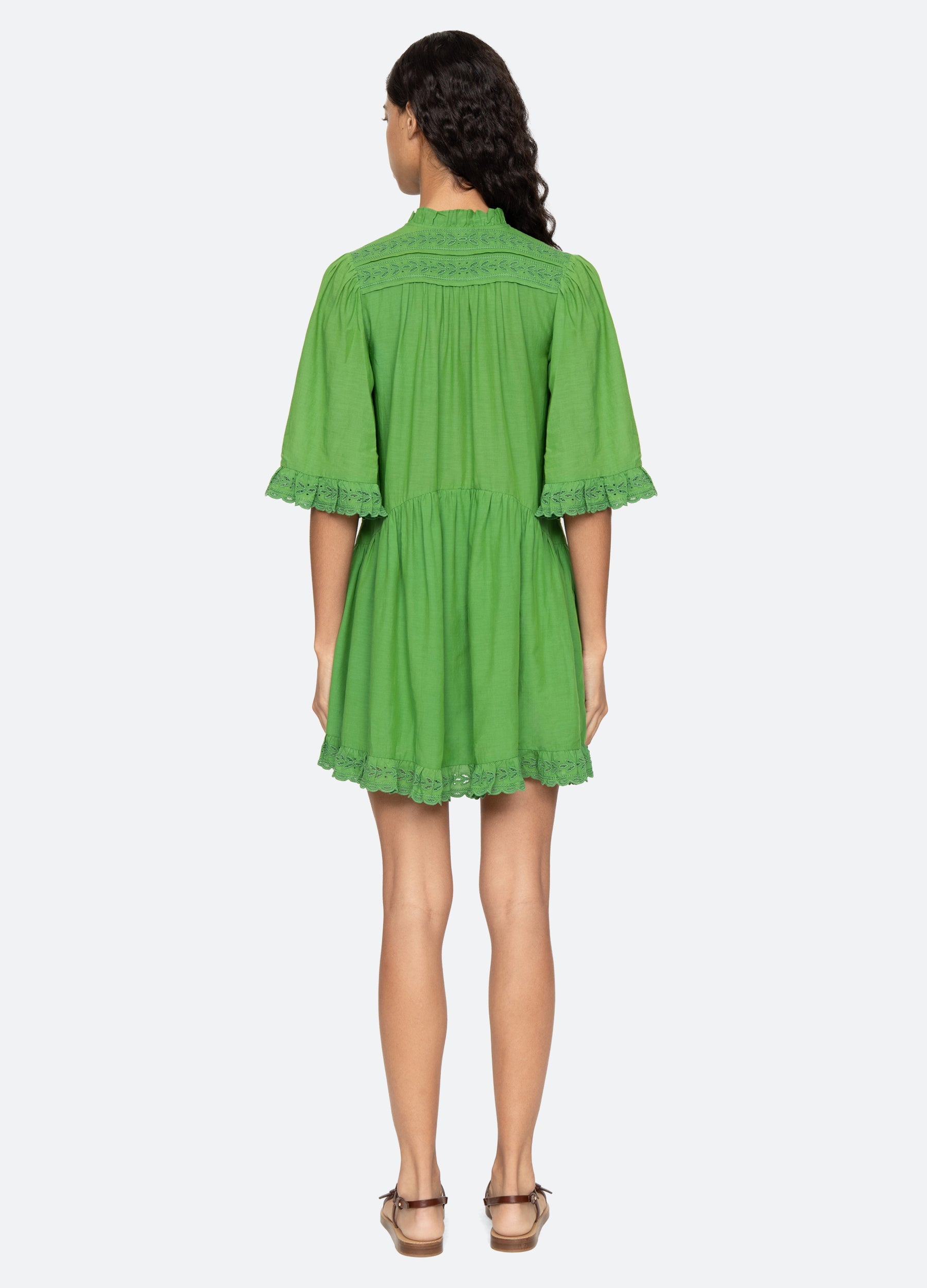 Sea New York Eliza Mini Dress - Green
