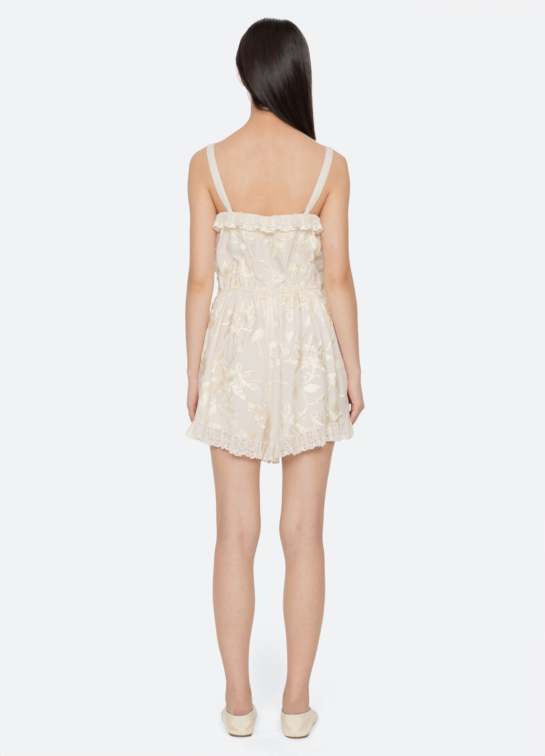 Sea New York Alina Romper - Cream