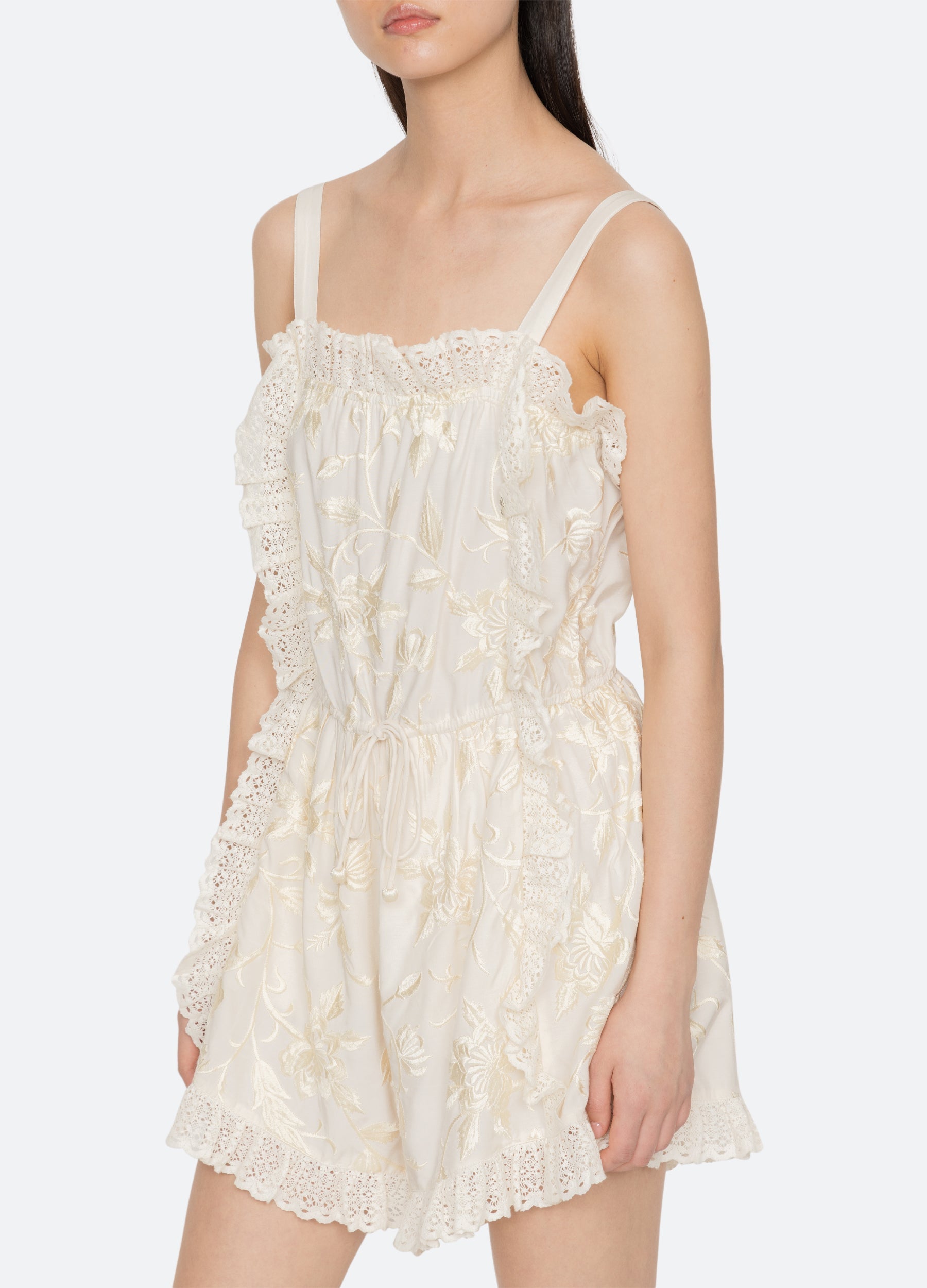 Sea New York Alina Romper - Cream