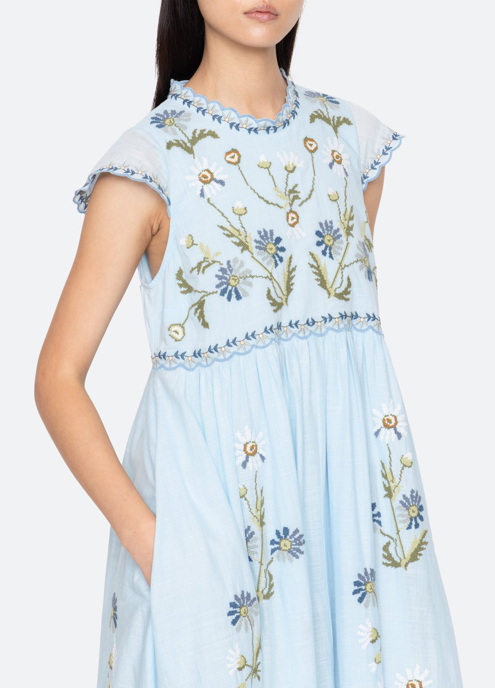 Sea New York Audra Dress - Blue