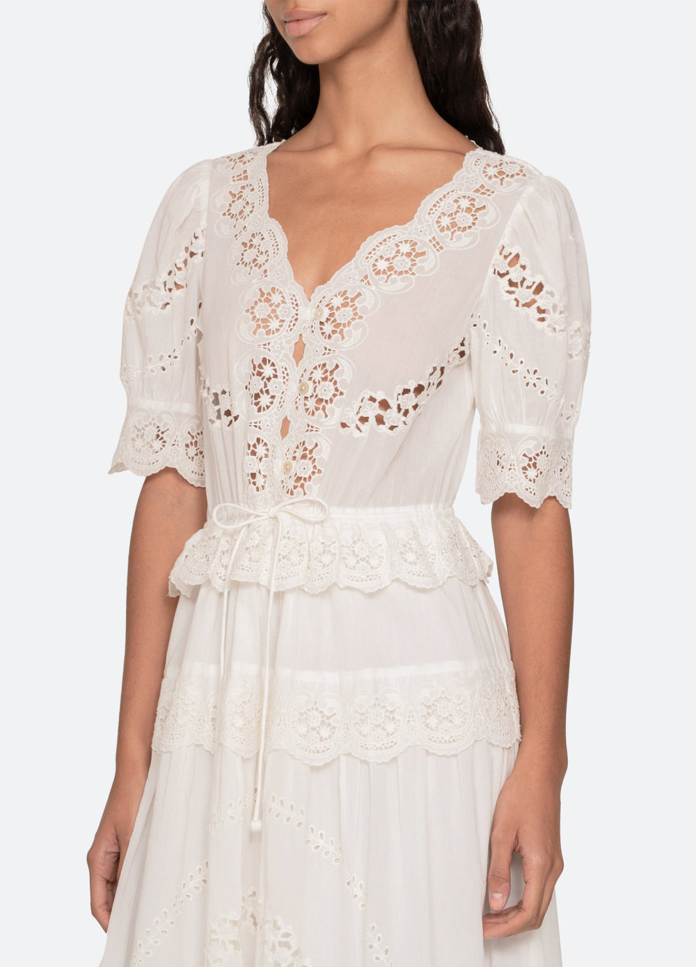 Sea New York Sofia Dress - Cream