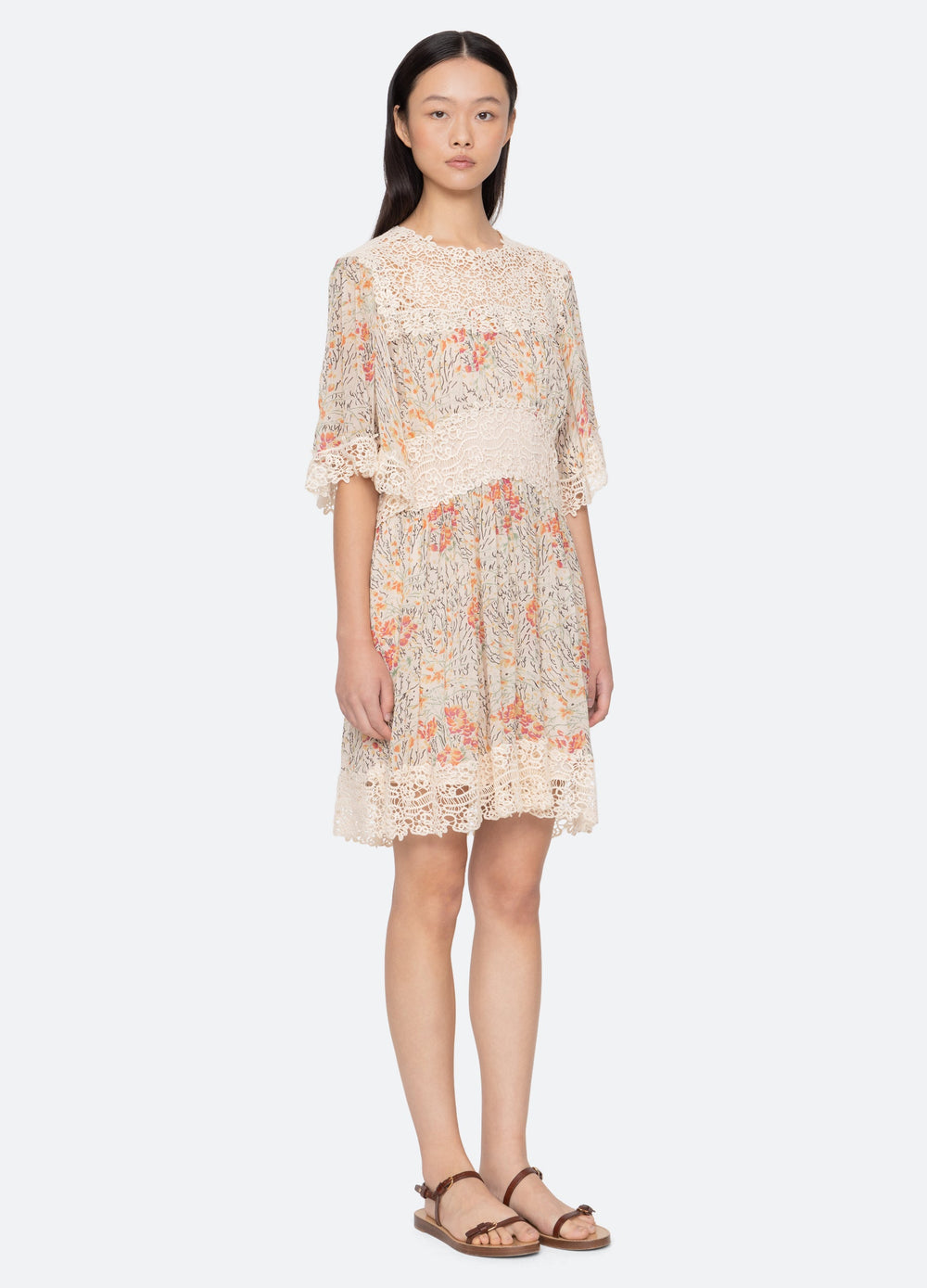 Sea New York Luisa Dress - Cream