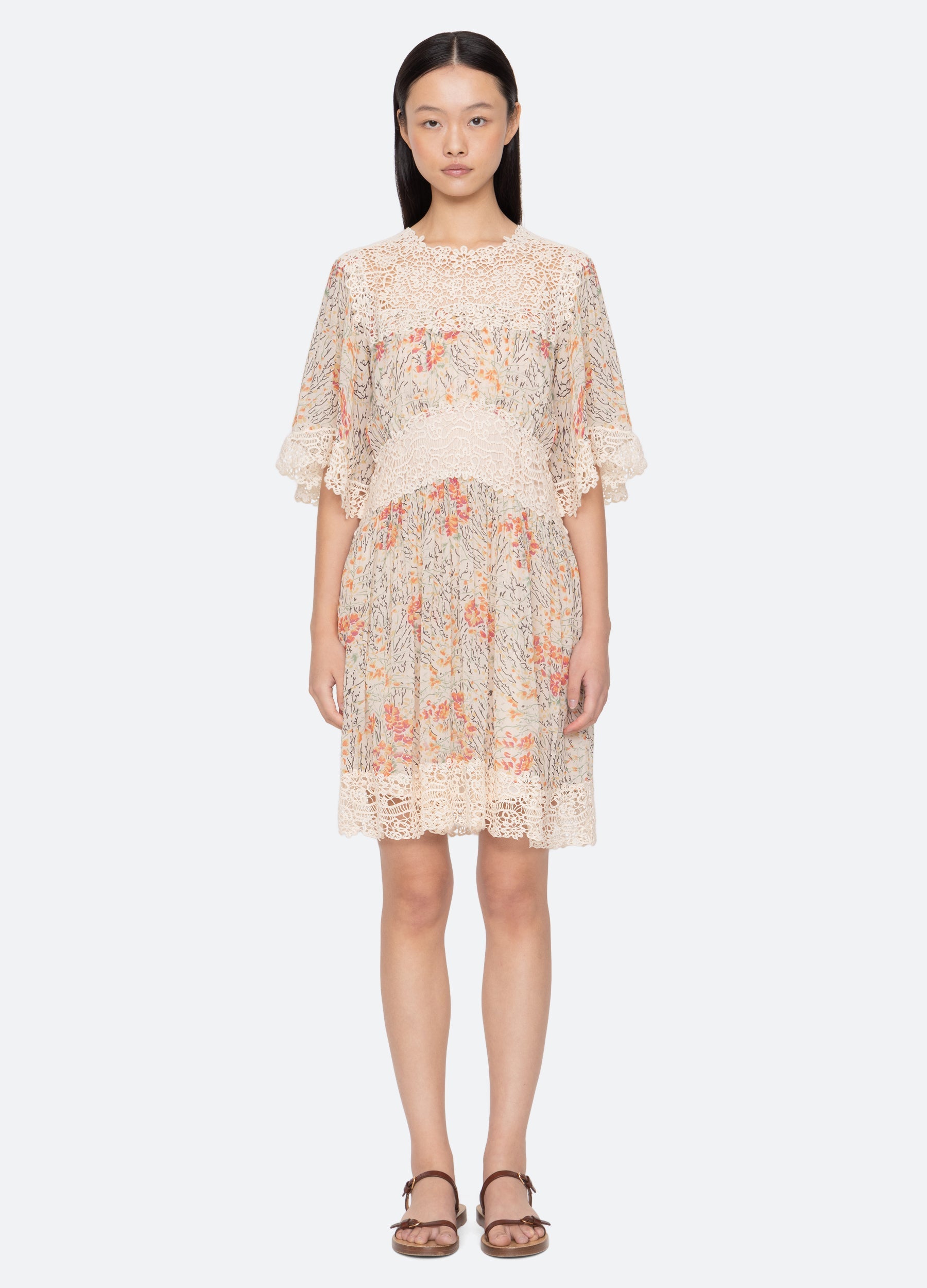 Sea New York Luisa Dress - Cream
