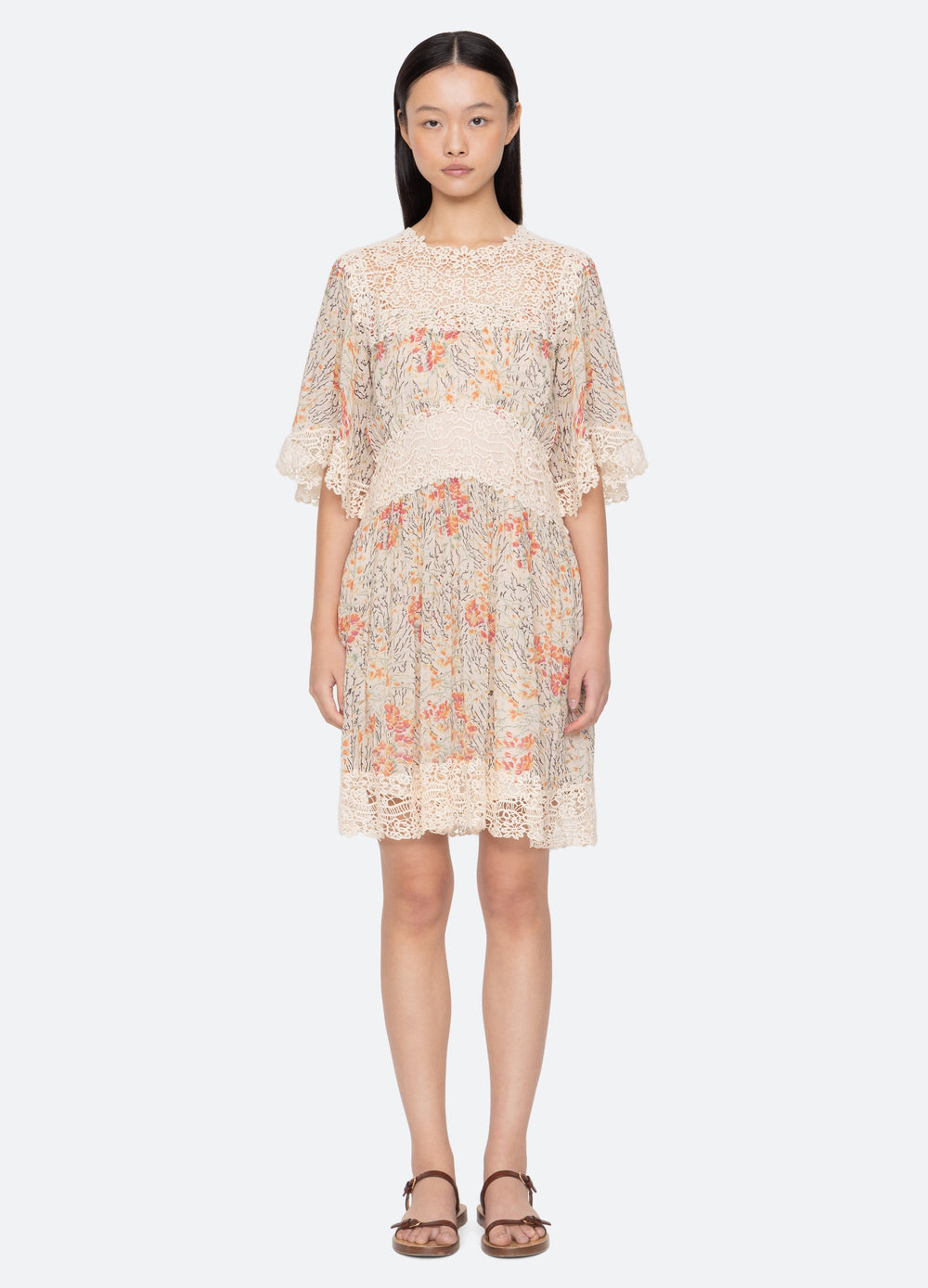 Sea New York Luisa Dress - Cream