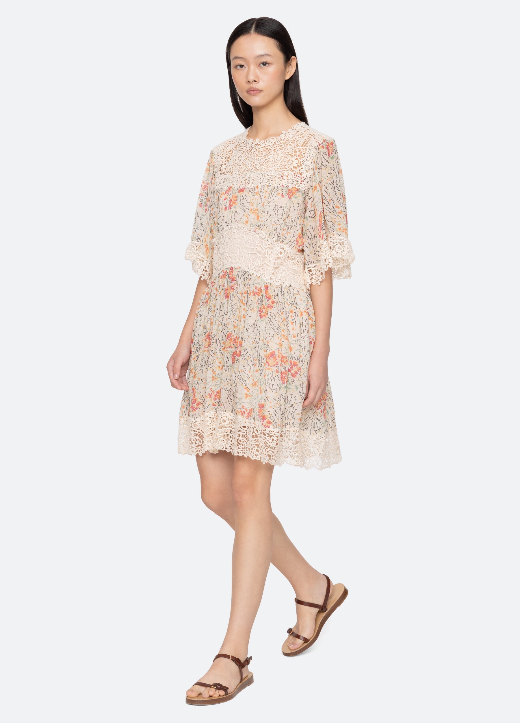 Sea New York Luisa Dress - Cream