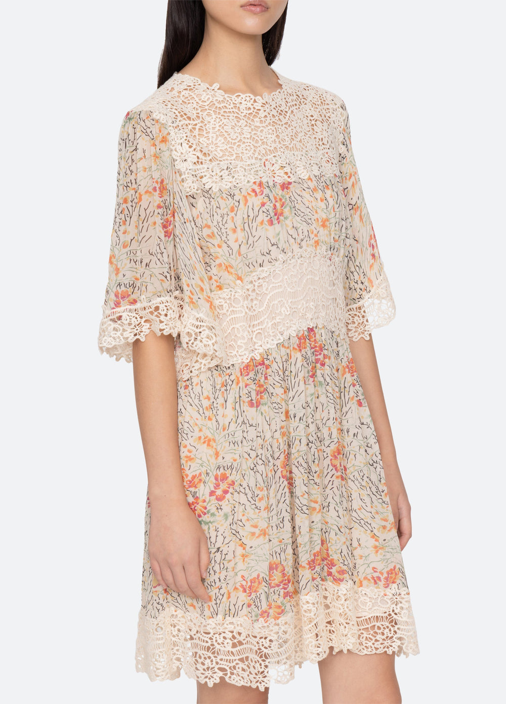 Sea New York Luisa Dress - Cream