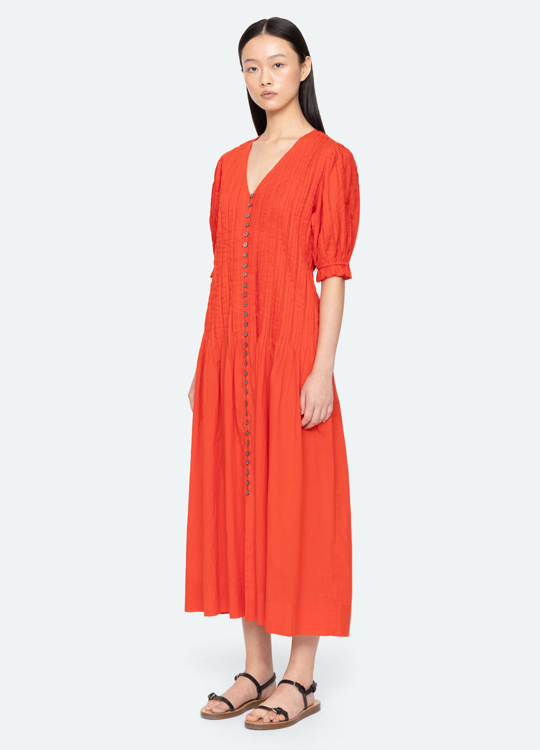 Sea New York Alberte S/S Dress - Red