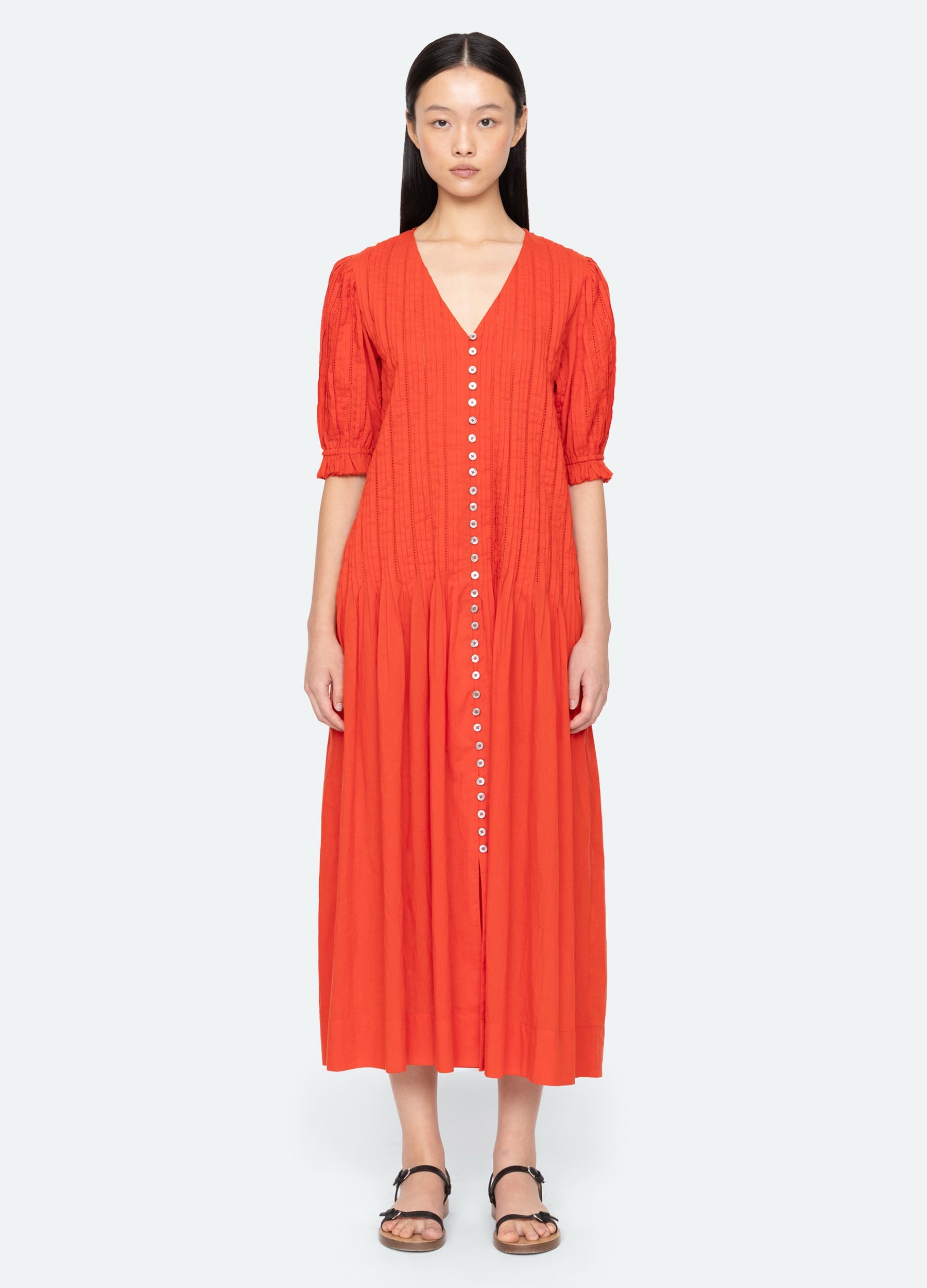 Sea New York Alberte S/S Dress - Red