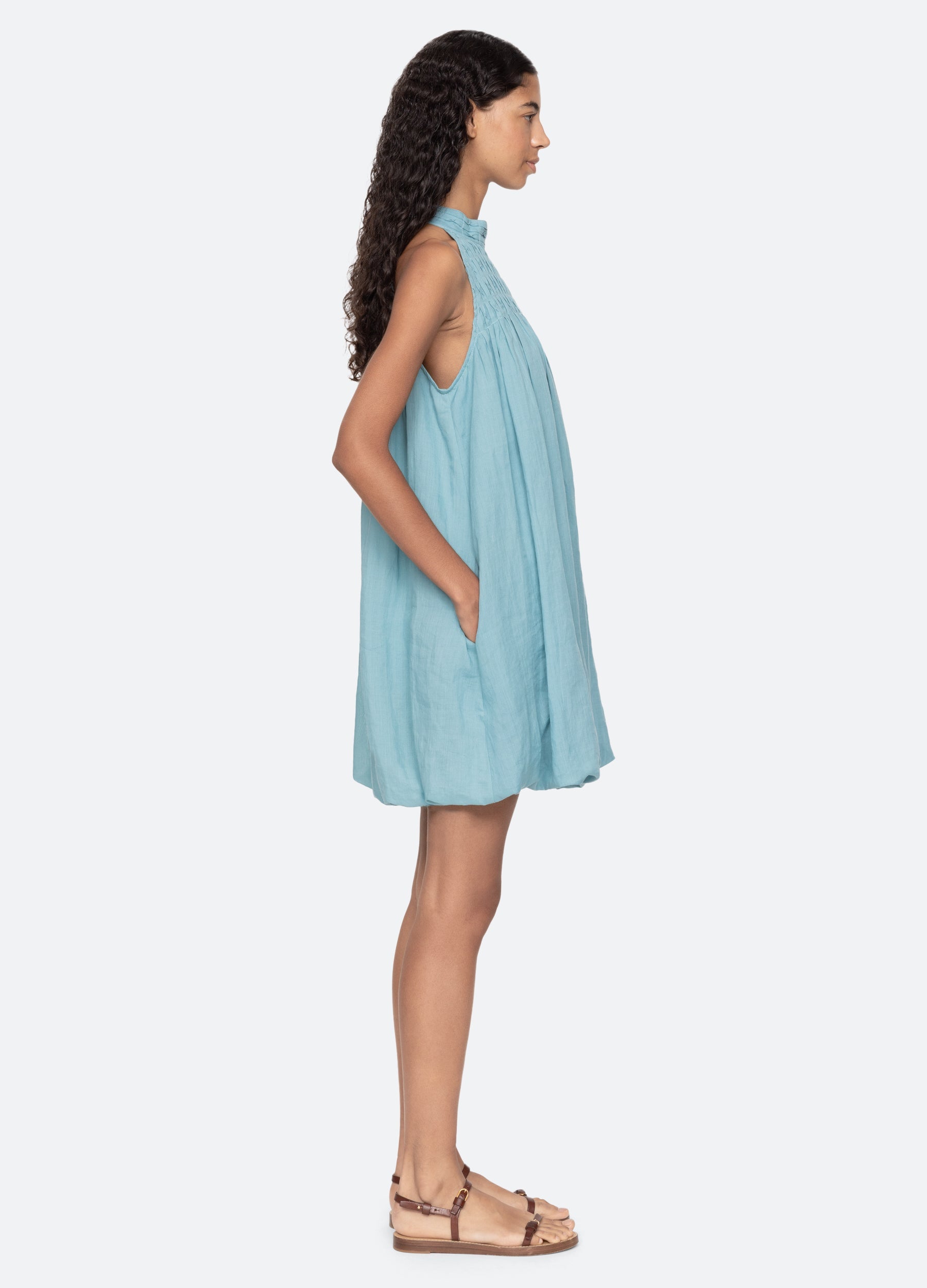 Sea New York Violet Mini Dress - Blue
