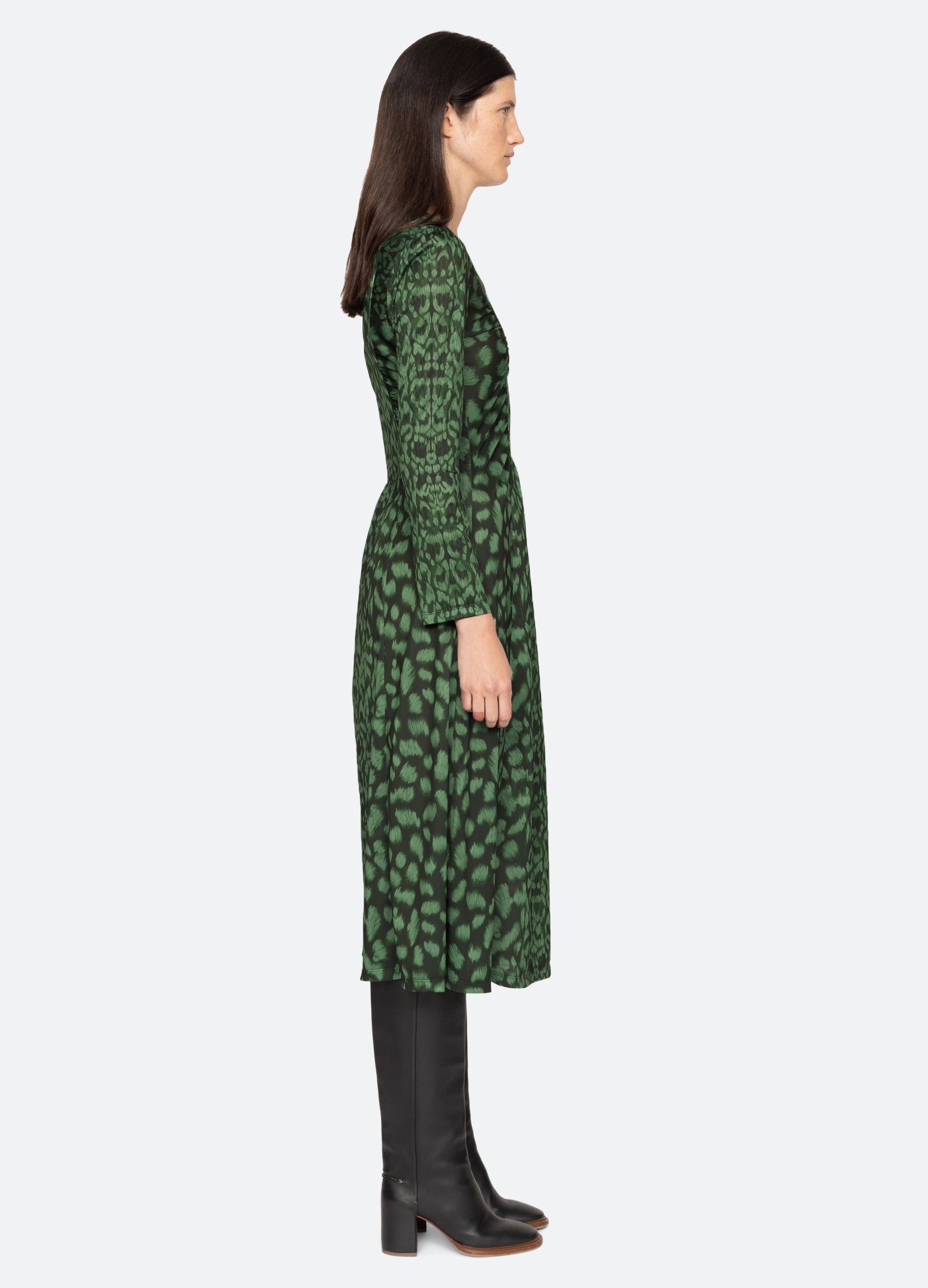 Sea New York Claude L/S Dress - Green