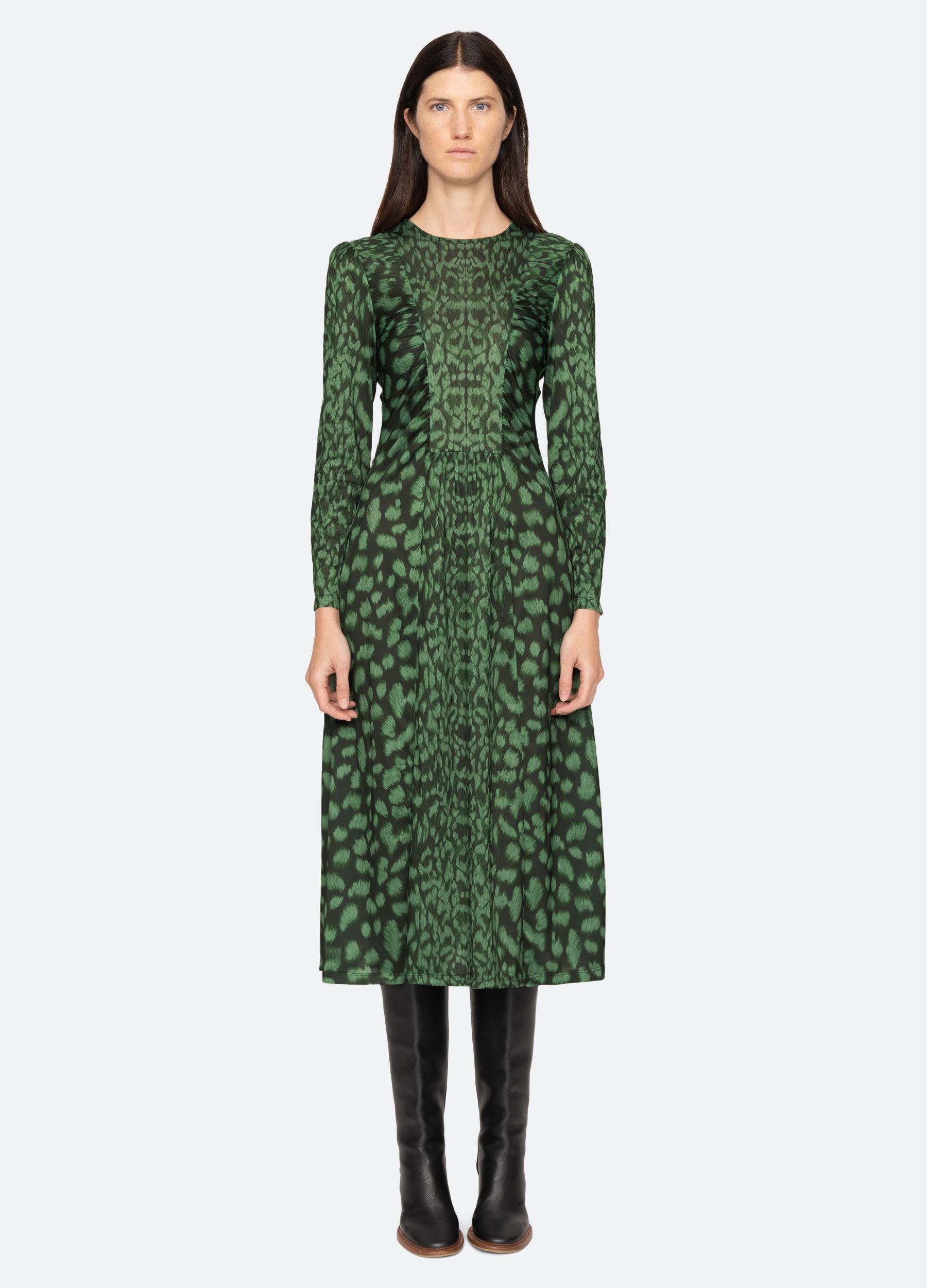 Sea New York Claude L/S Dress - Green