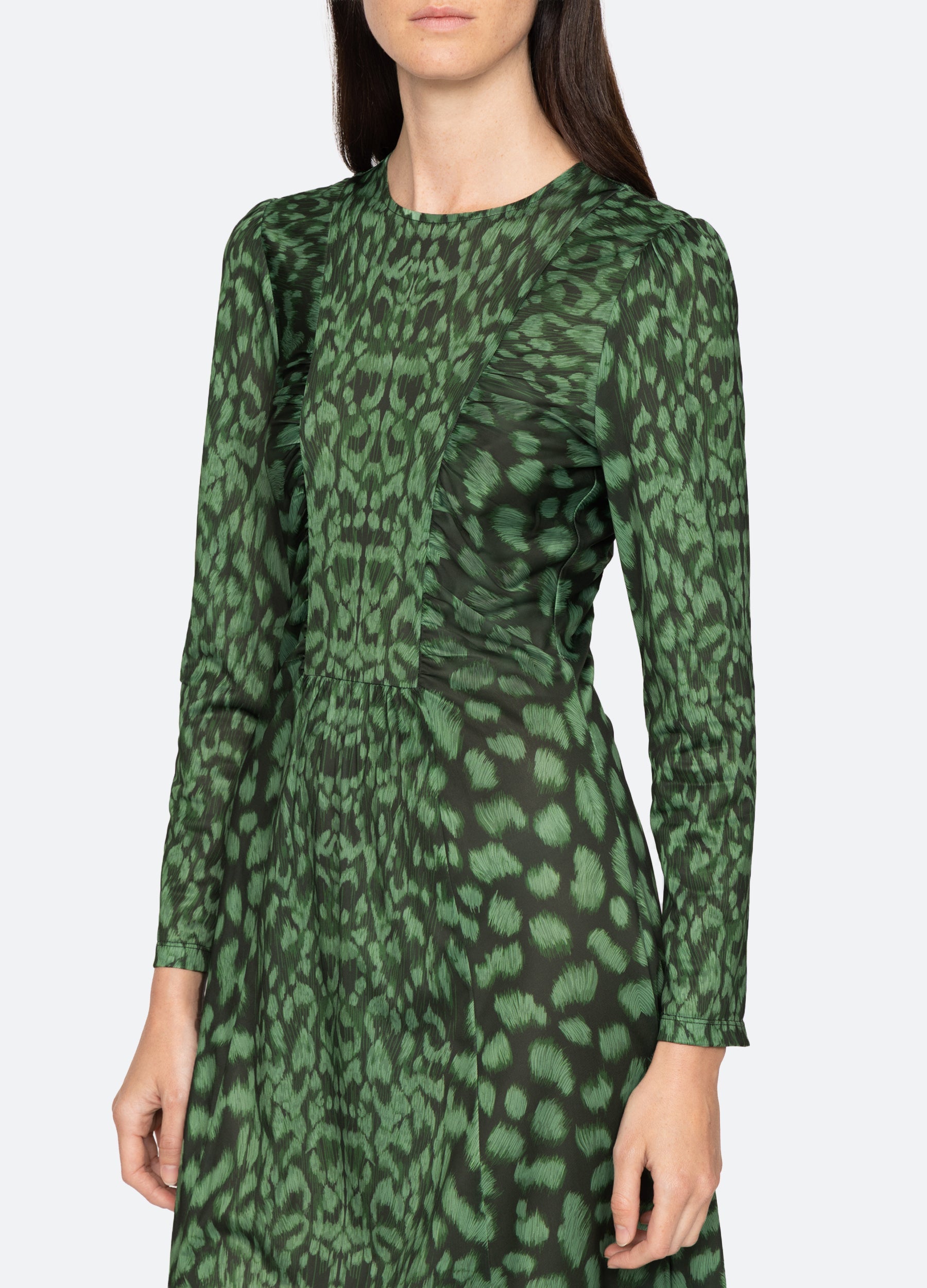Sea New York Claude L/S Dress - Green