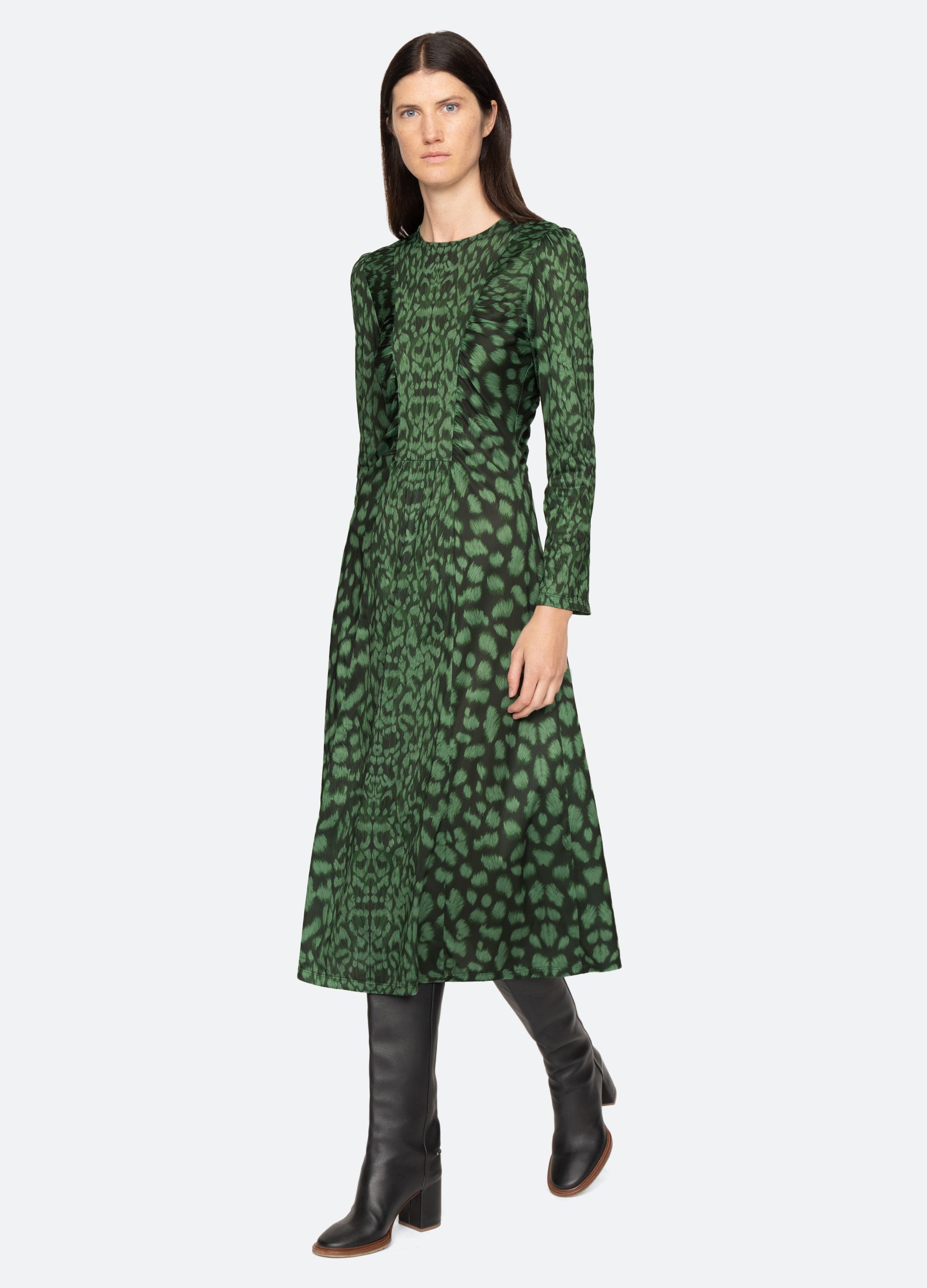 Sea New York Claude L/S Dress - Green