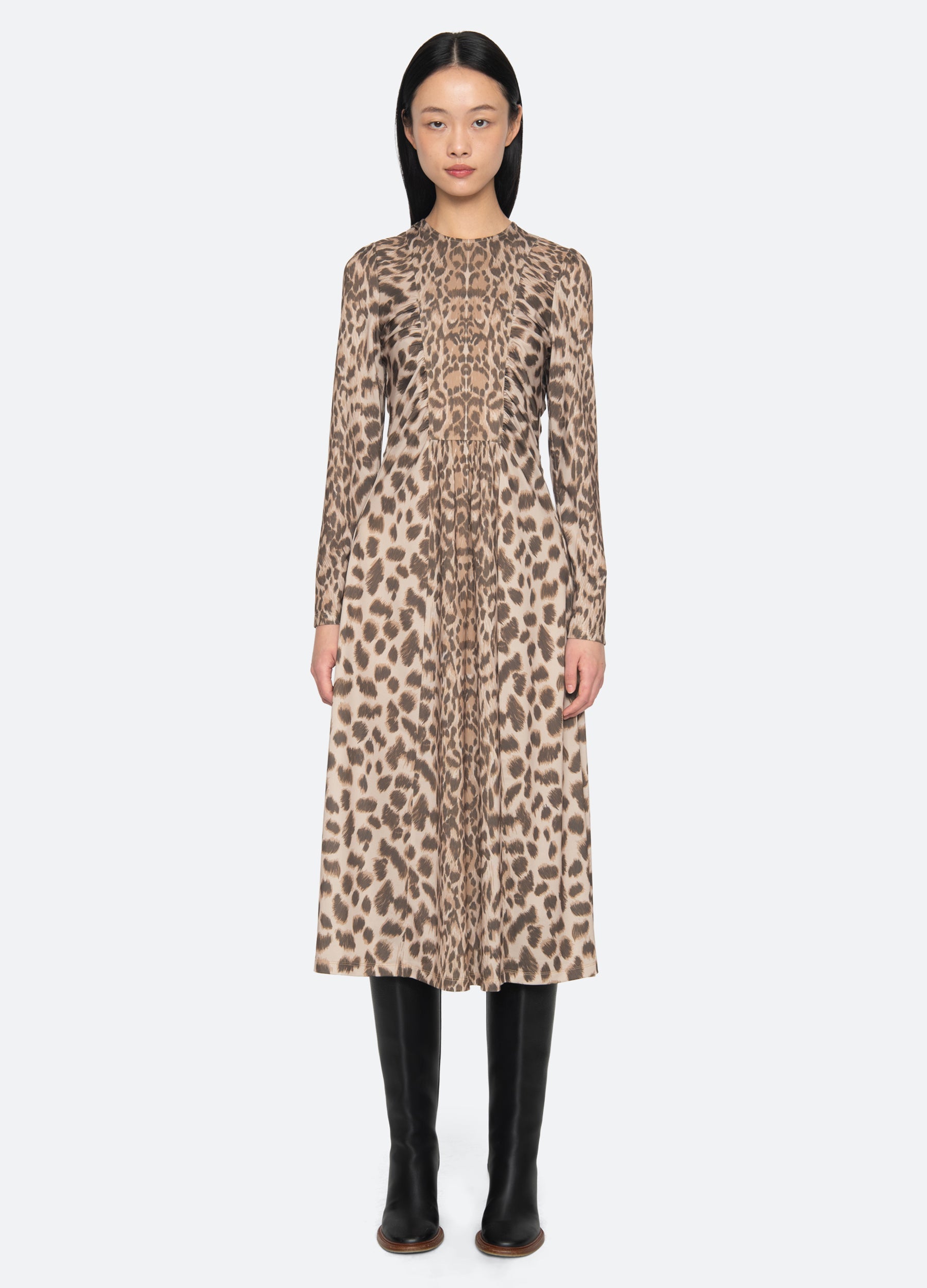 Sea New York Claude L/S Dress - Green