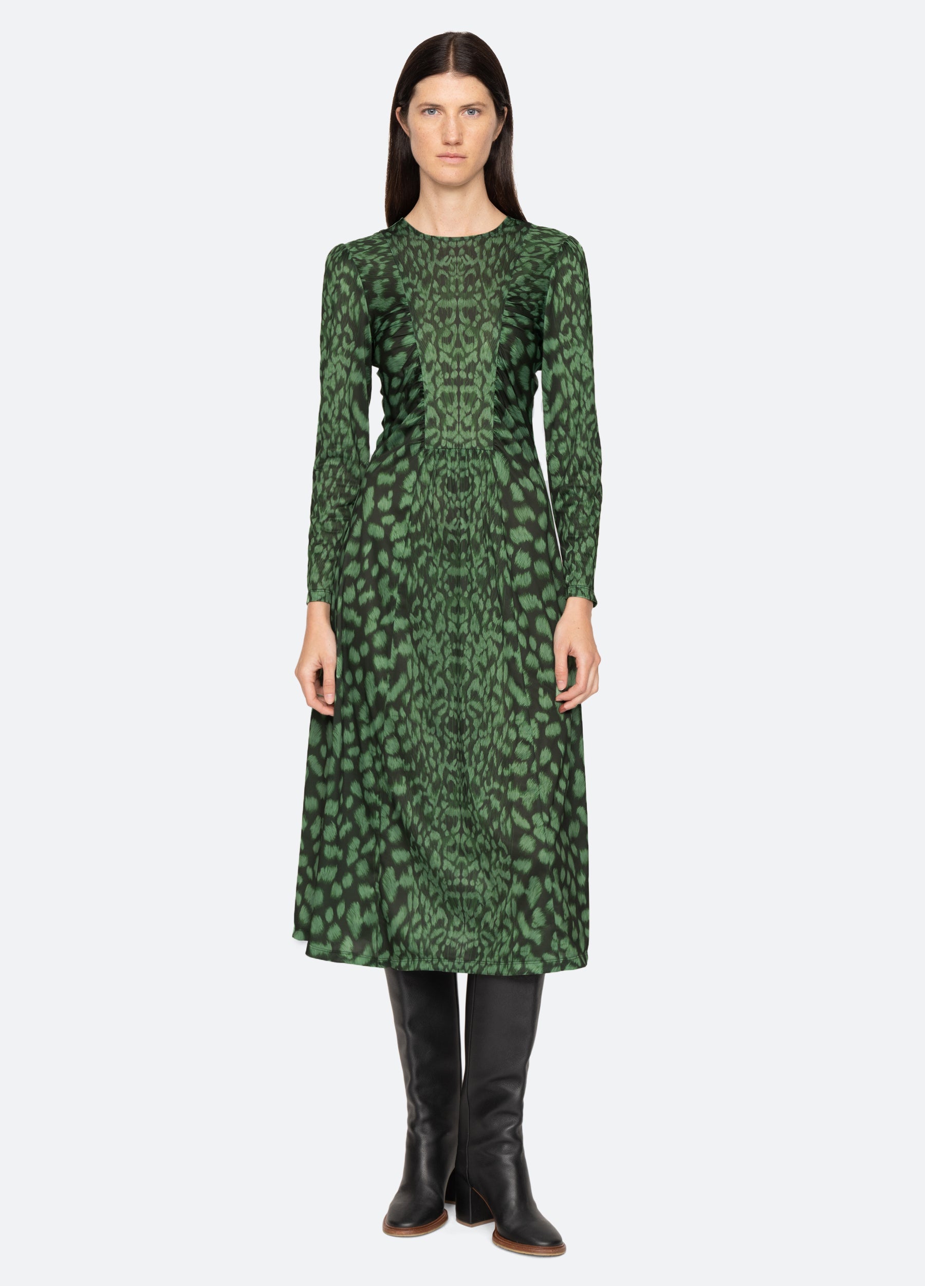 Sea New York Claude L/S Dress - Green