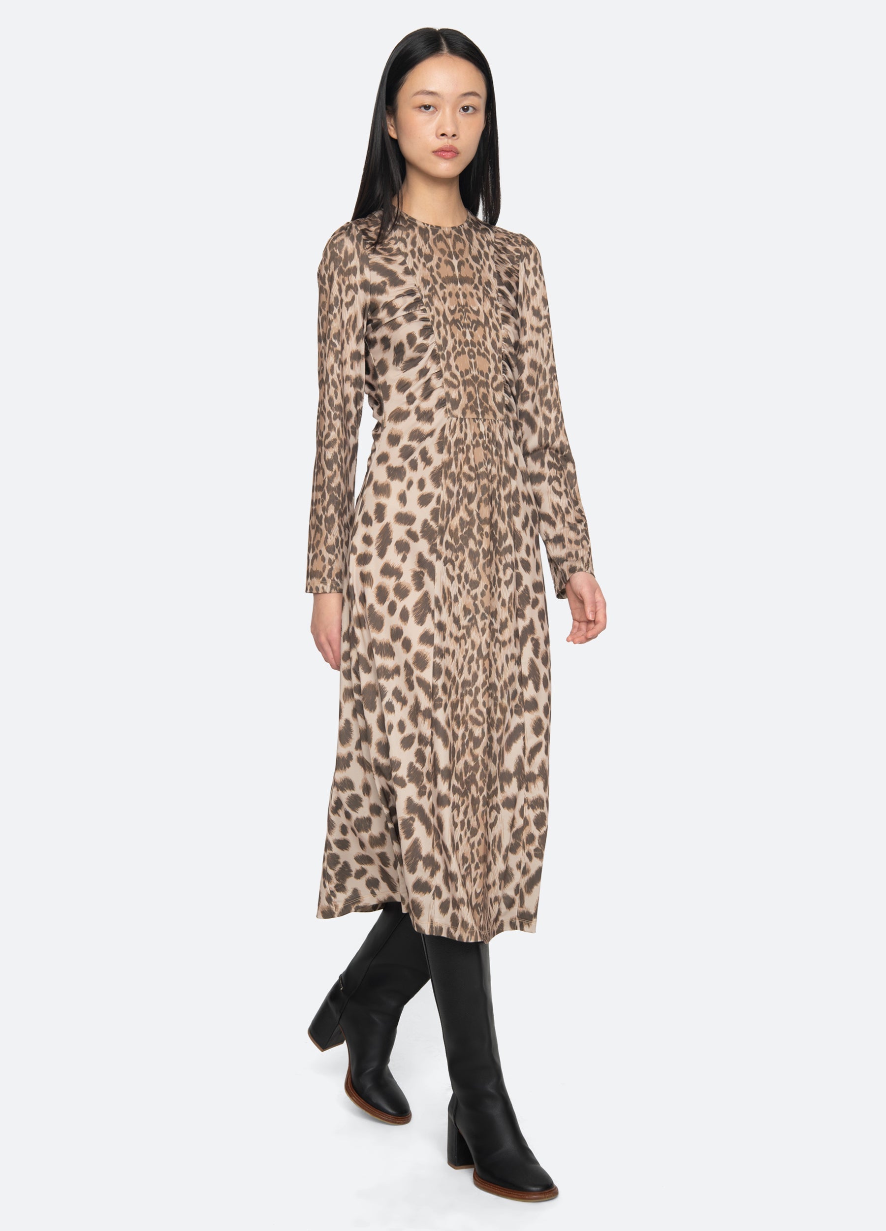 Sea New York Claude L/S Dress - Green