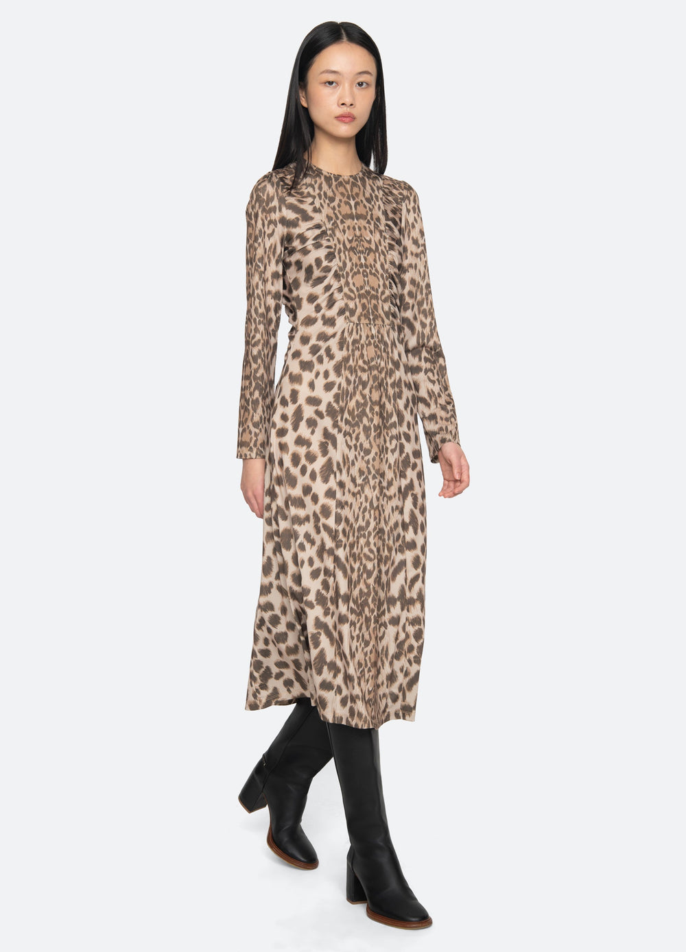 Sea New York Claude L/S Dress - Green