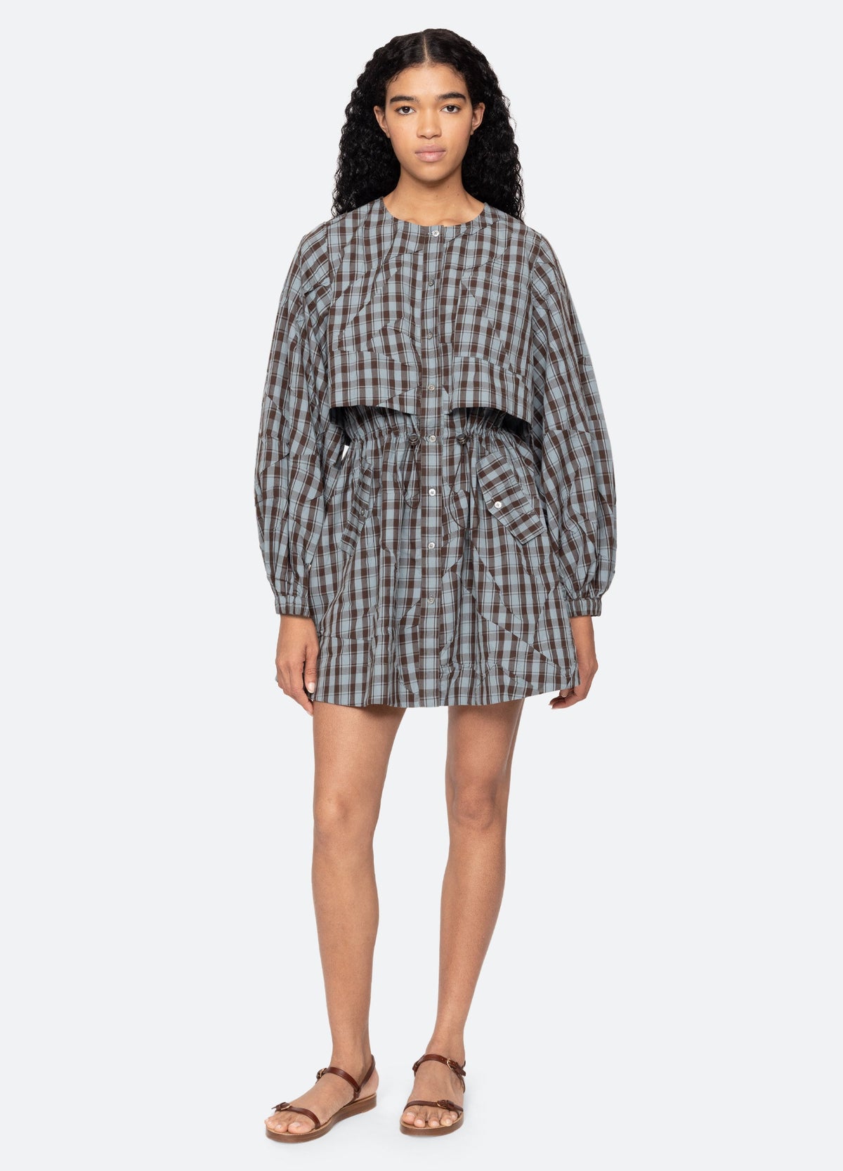 Sea New York Ophelia Mini Dress - Blue