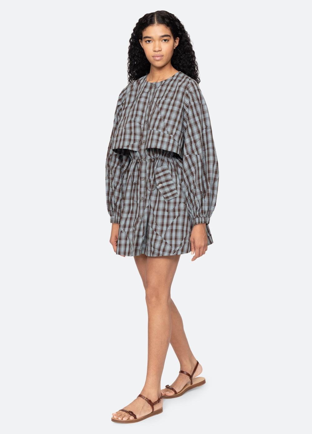 Sea New York Ophelia Mini Dress - Blue