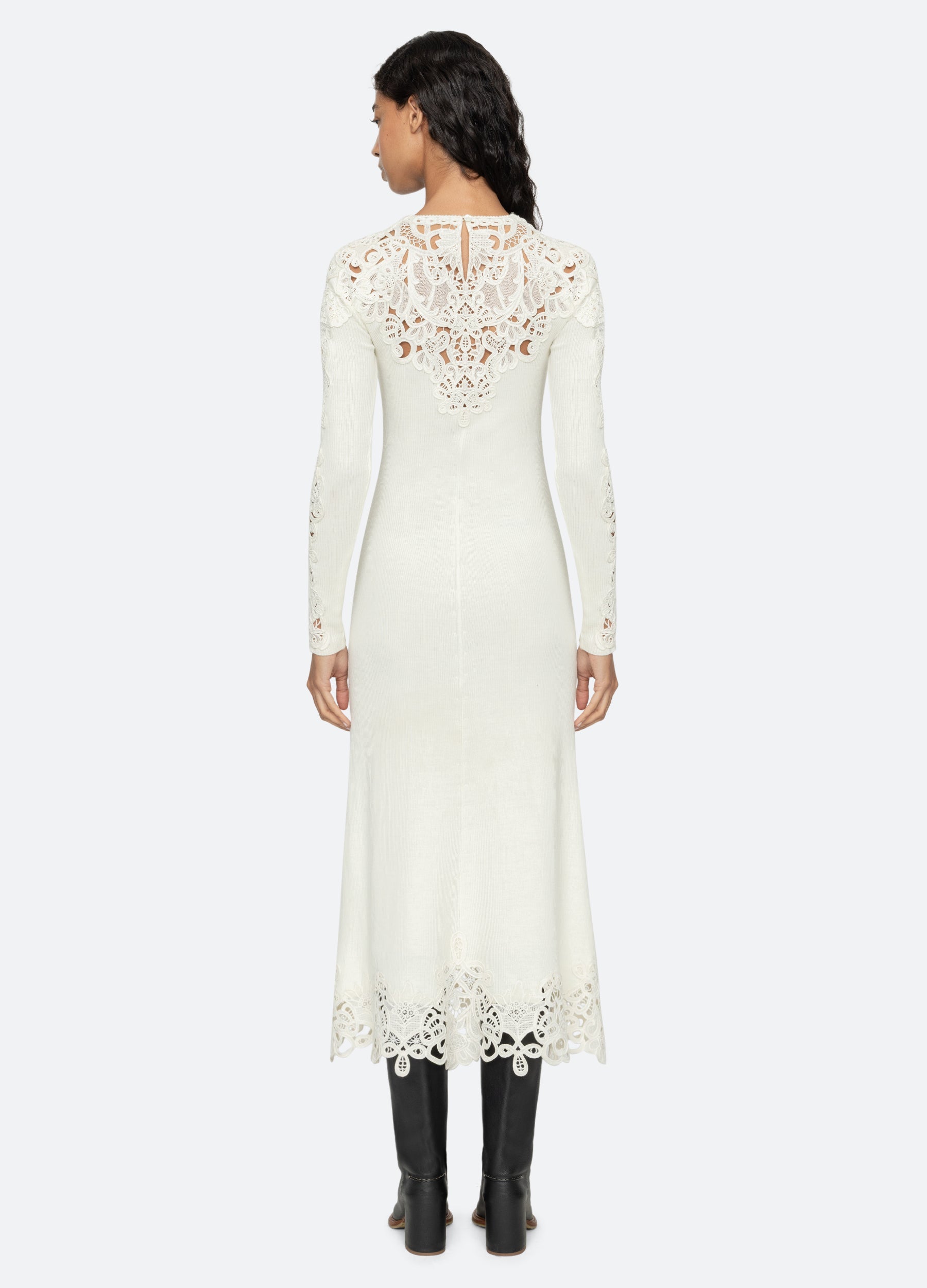Sea New York Adelina L/S Dress - Cream