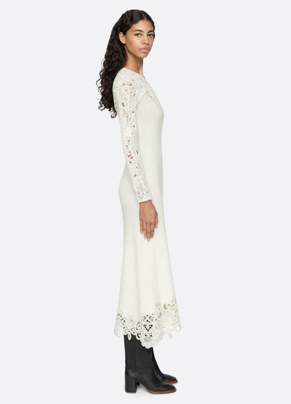 Sea New York Adelina L/S Dress - Cream