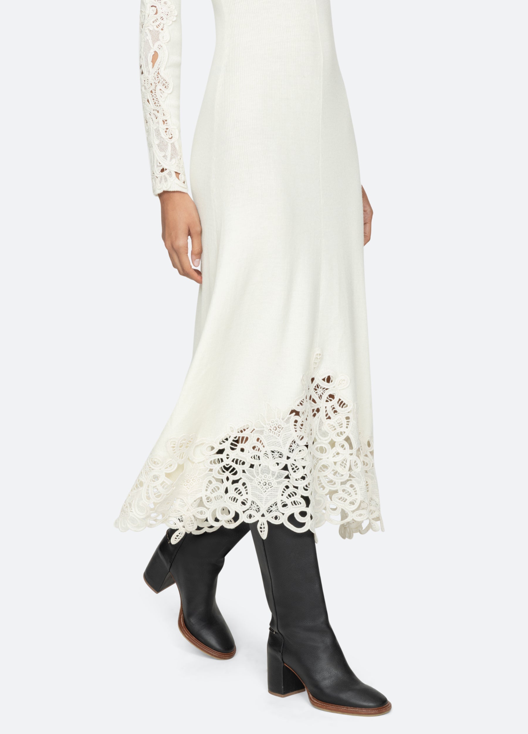 Sea New York Adelina L/S Dress - Cream