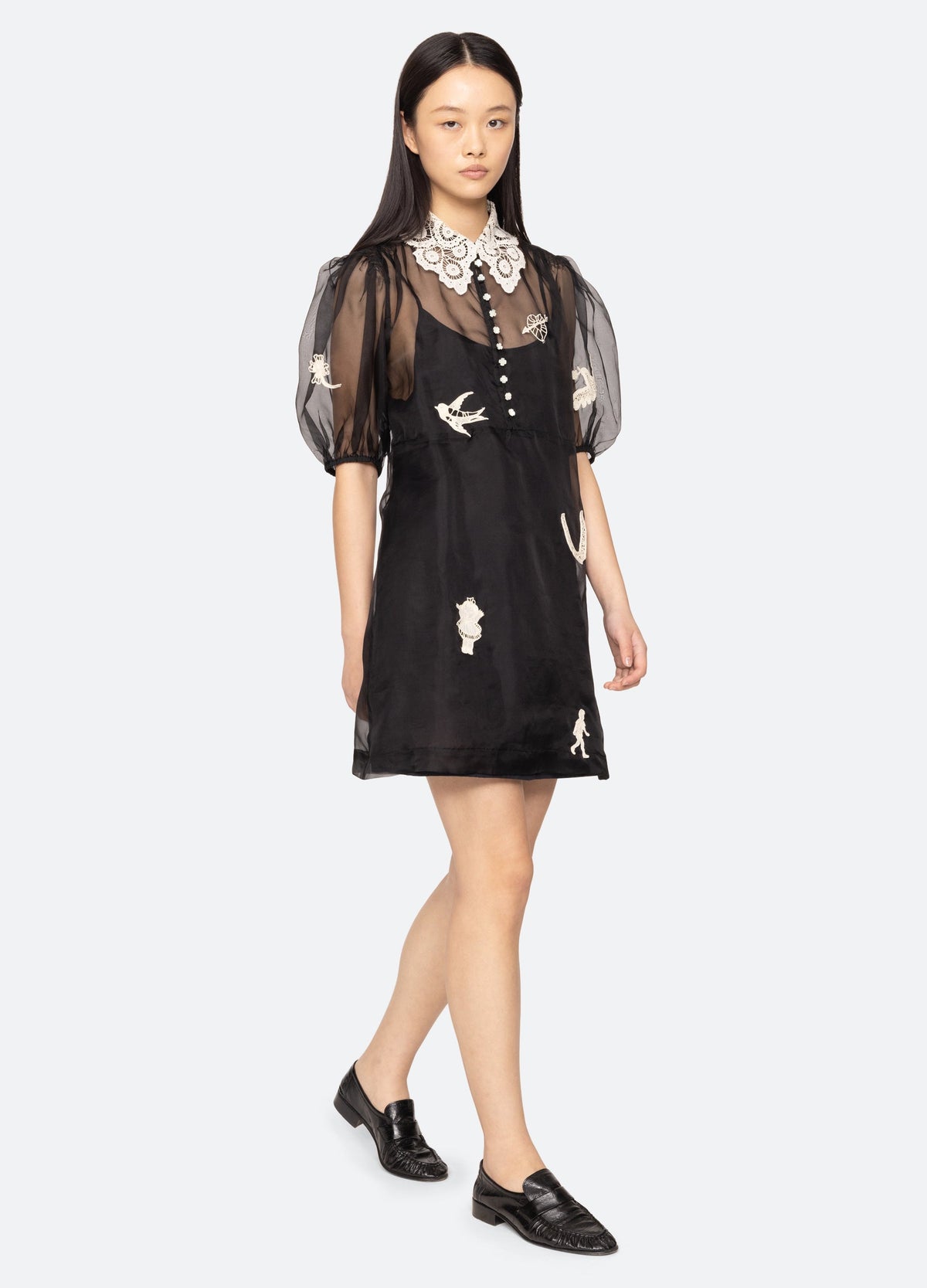 Sea New York Ellison Mini Dress - Black