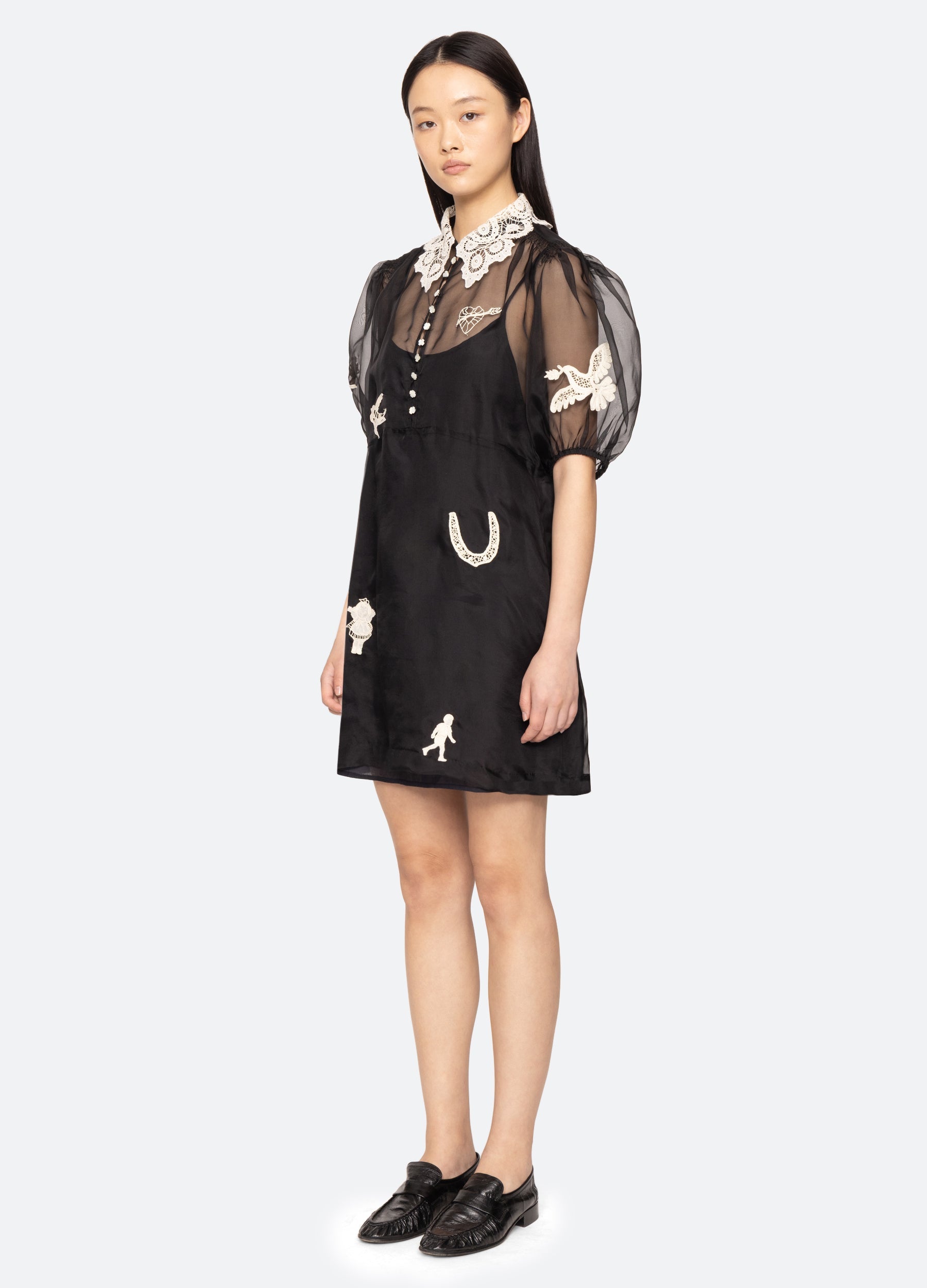 Sea New York Ellison Mini Dress - Black