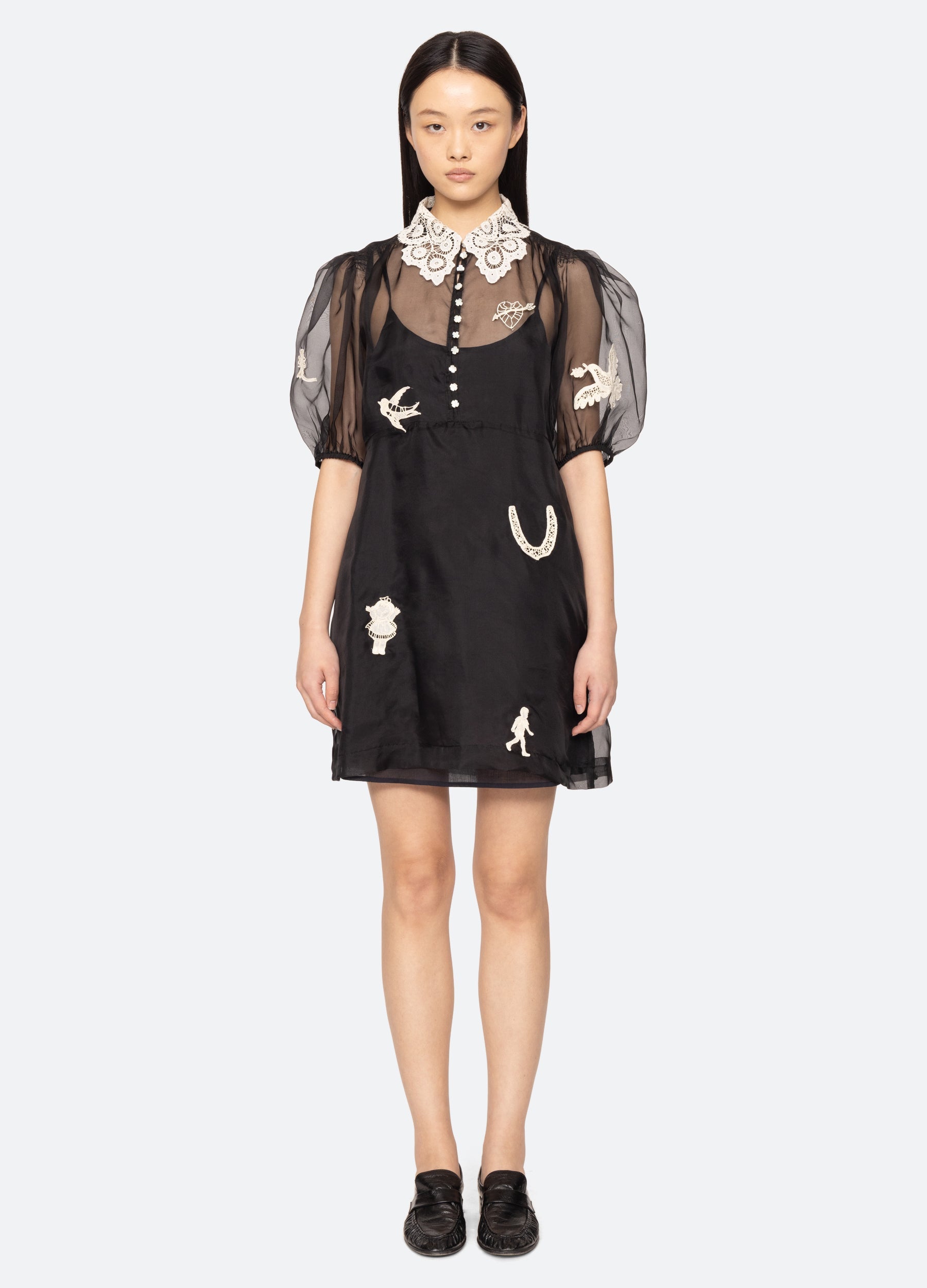 Sea New York Ellison Mini Dress - Black