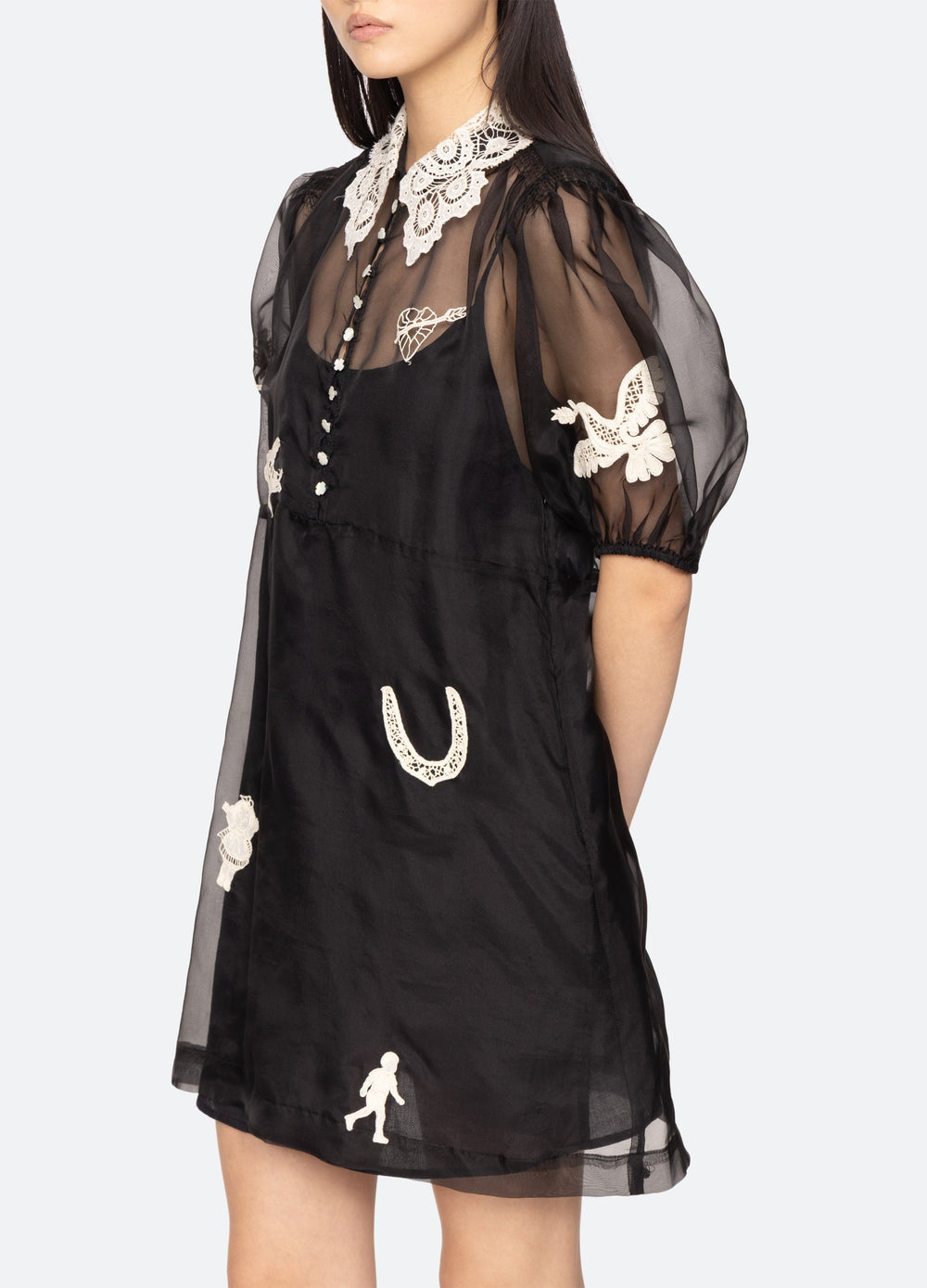 Sea New York Ellison Mini Dress - Black