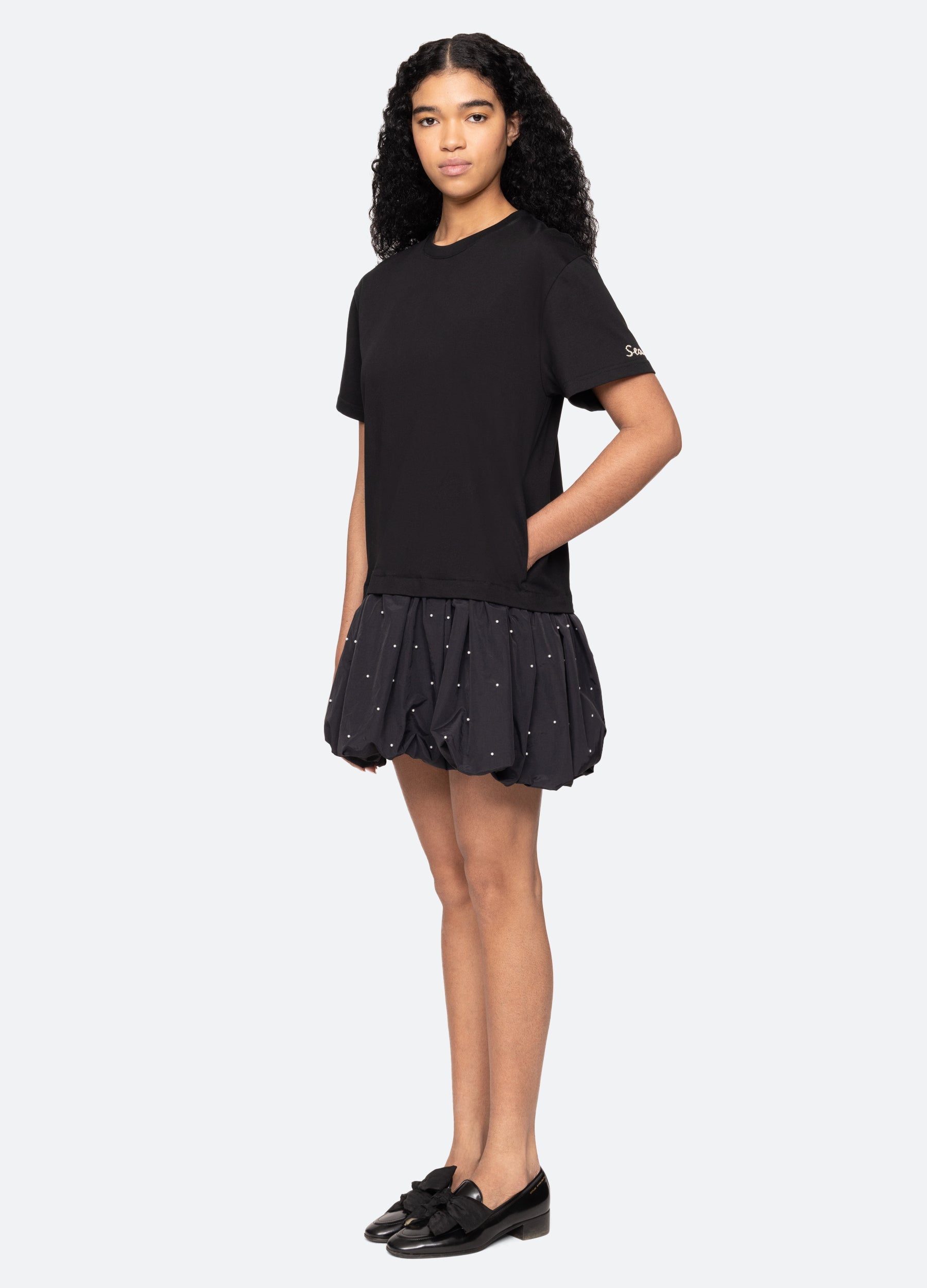 Sea New York Alberta Combo Dress - Black