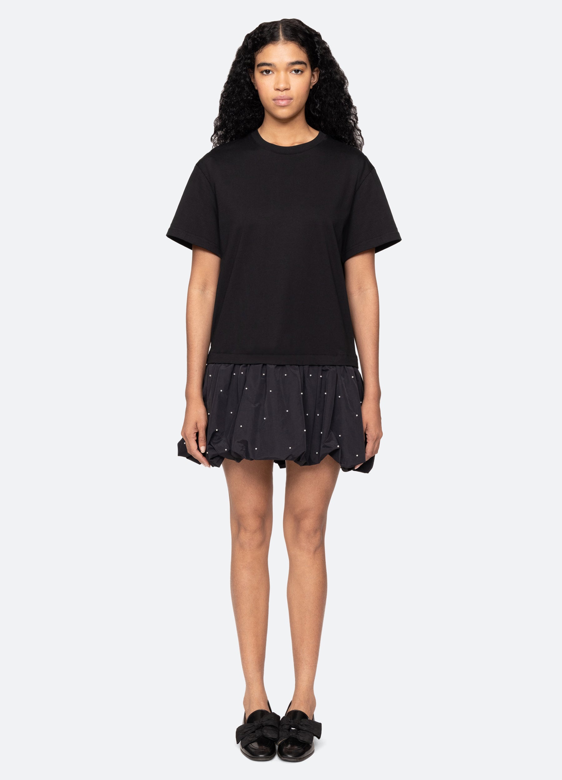 Sea New York Alberta Combo Dress - Black