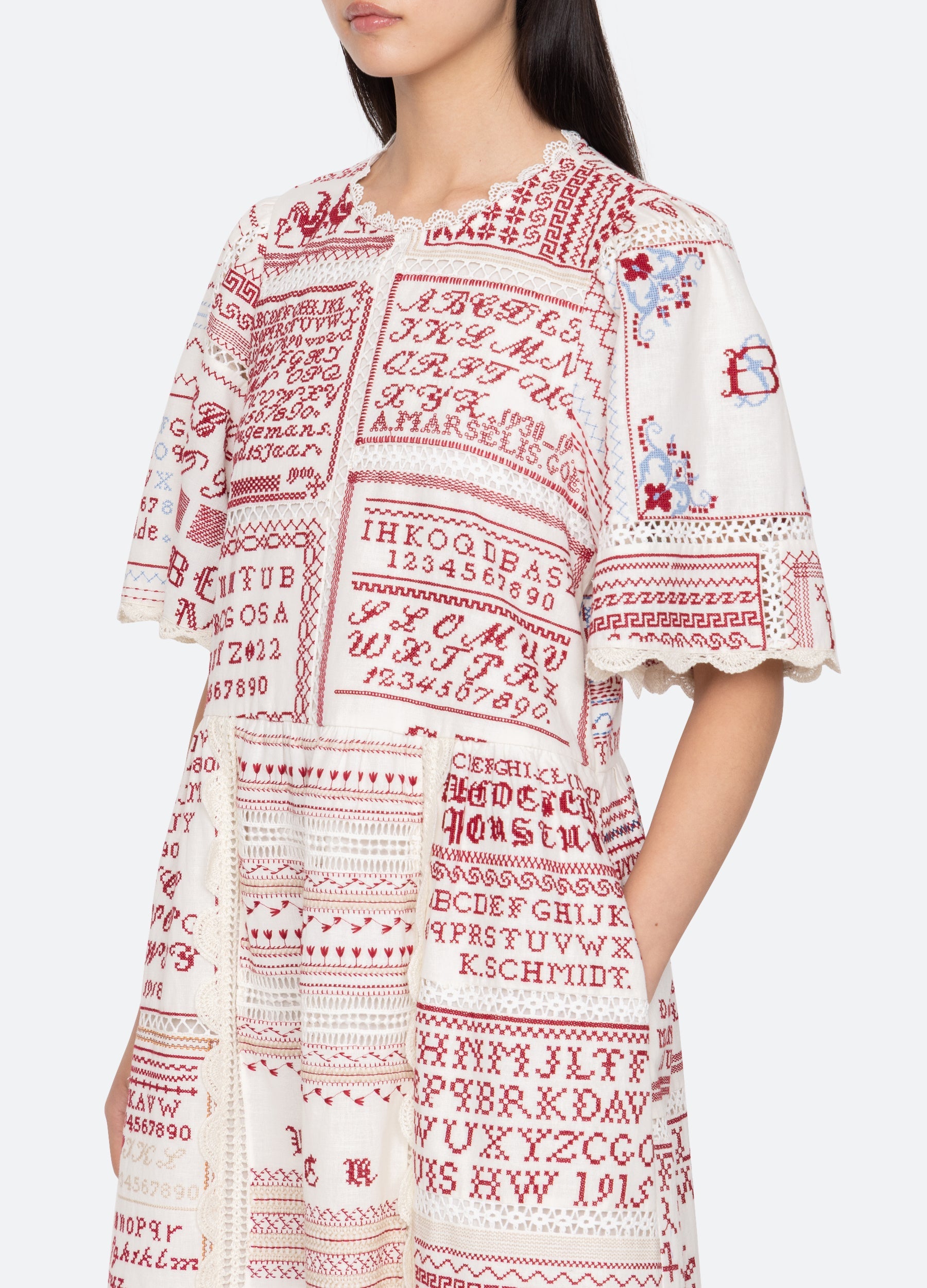 Sea New York Kit Dress - Cream