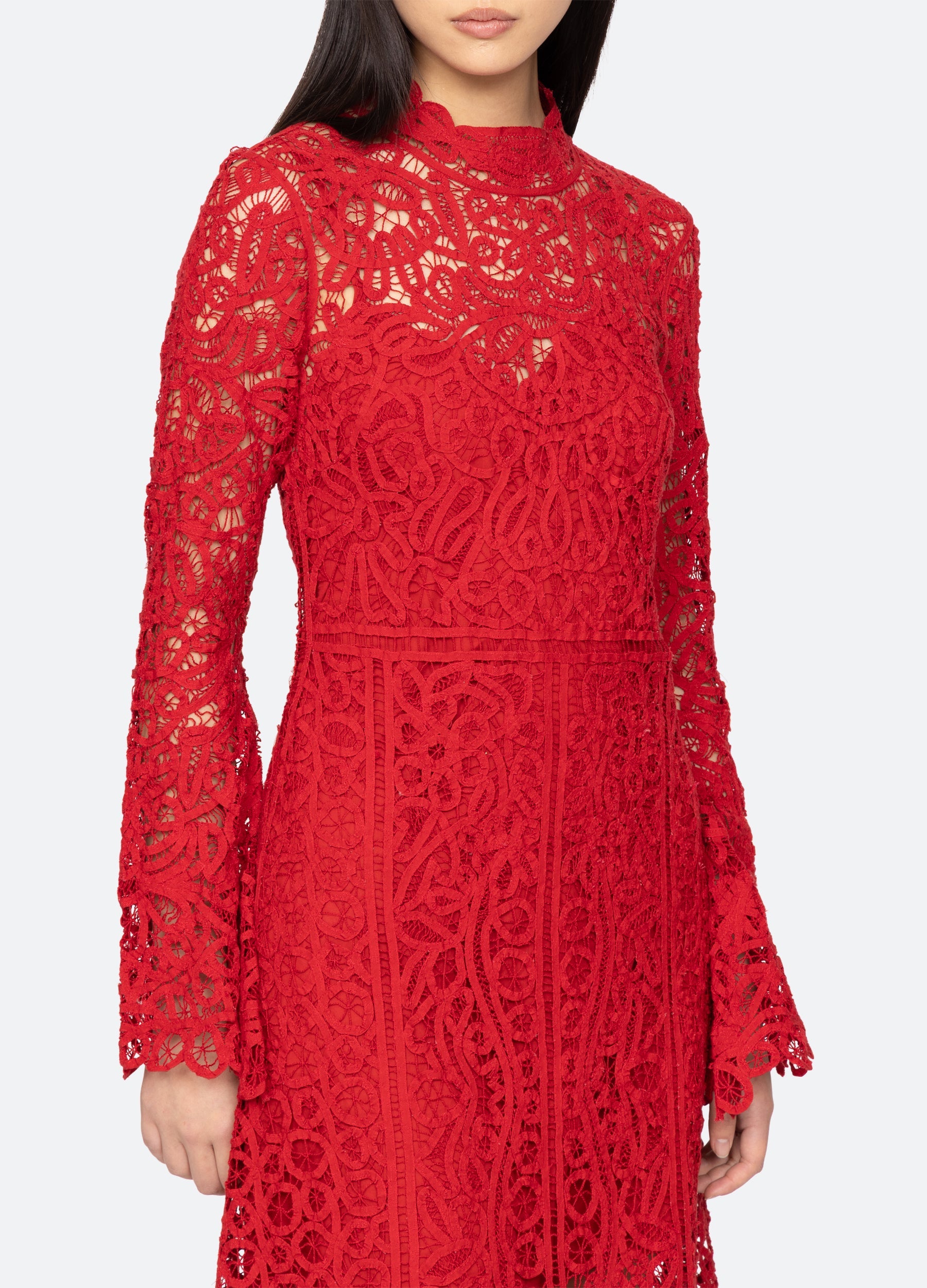 Sea New York Adelina Dress - Red