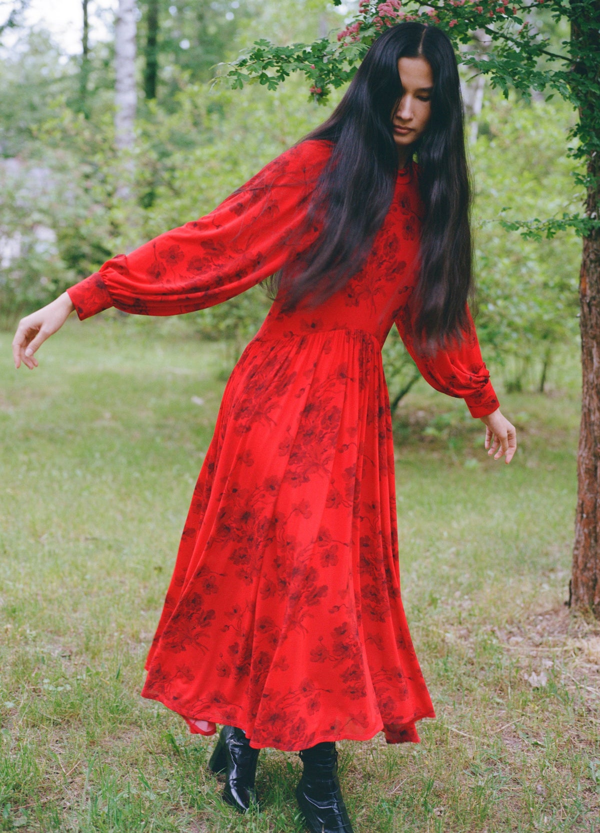 Sea New York Cornelia L/S Dress - Red